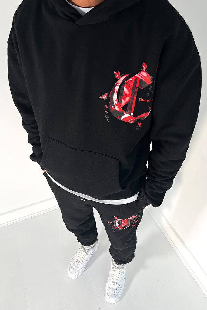 100% Cotton Winter Hooded Sweatshirts Set  Regular Sleeve Men's Hoodie Tracksuit - view 8