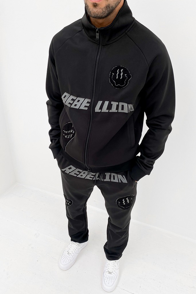 Men Two Pieces Winter Flare Pants Zipper Hoodies Stacked Sets Tracksuits men