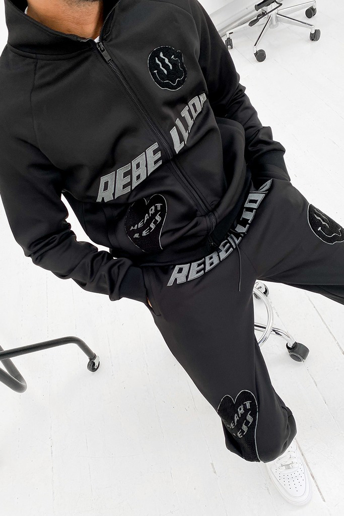 Men Two Pieces Winter Flare Pants Zipper Hoodies Stacked Sets Tracksuits men - view 8