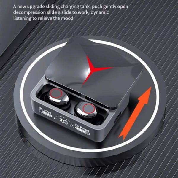 M90 Pro Enc Bluetooth Headphones Touch Control Earphones Led Display Headset  - view 3