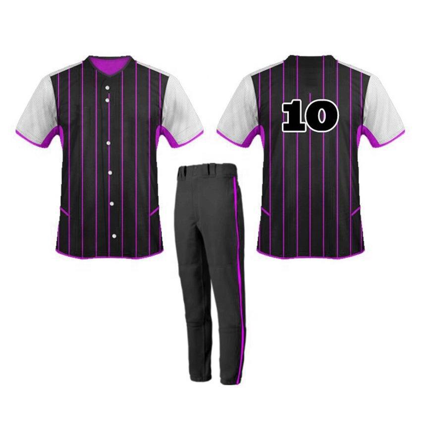 Customized Your Own Logo Baseball Uniform Hot Selling - view 3