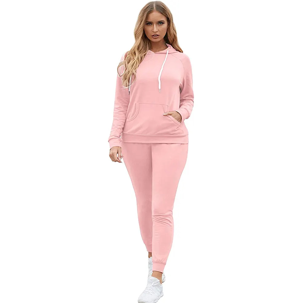 OEM Custom Logo Heavyweight Blank Sports Jogger Suit  - view 2
