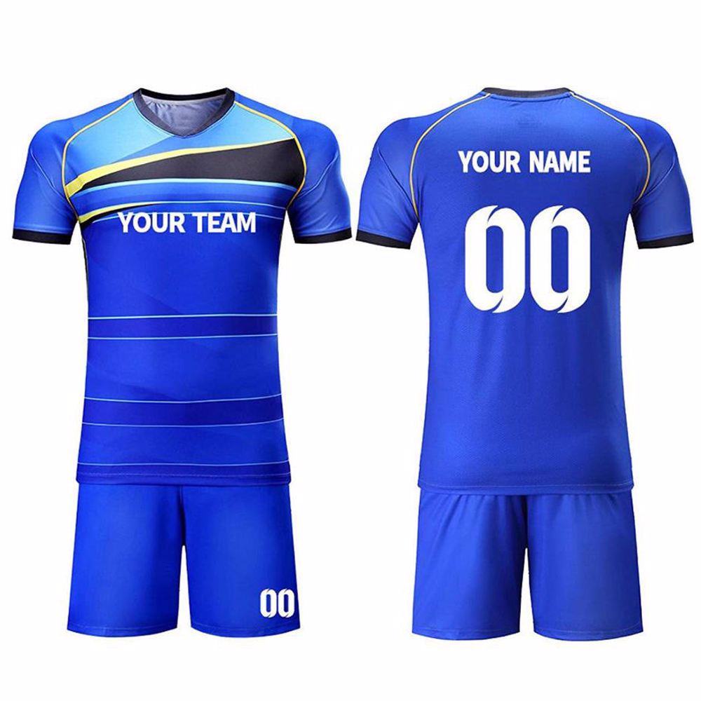   Professional Manufacturer Solid Color Men's Soccer Uniform