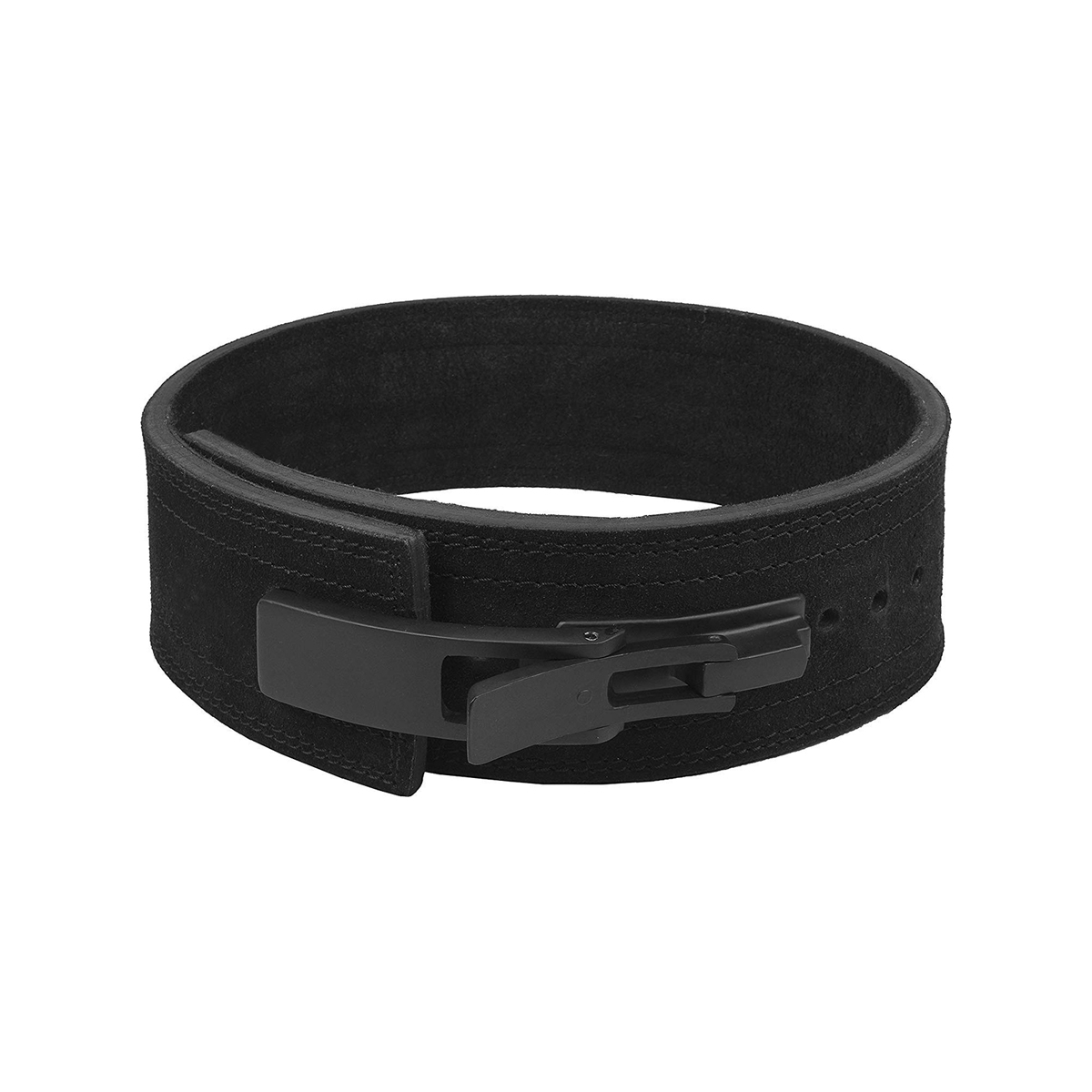 Lever Belt Black Genuine Leather Power lifting Men & Women Power Lifting 10mm Weightlifting Belt! - view 4