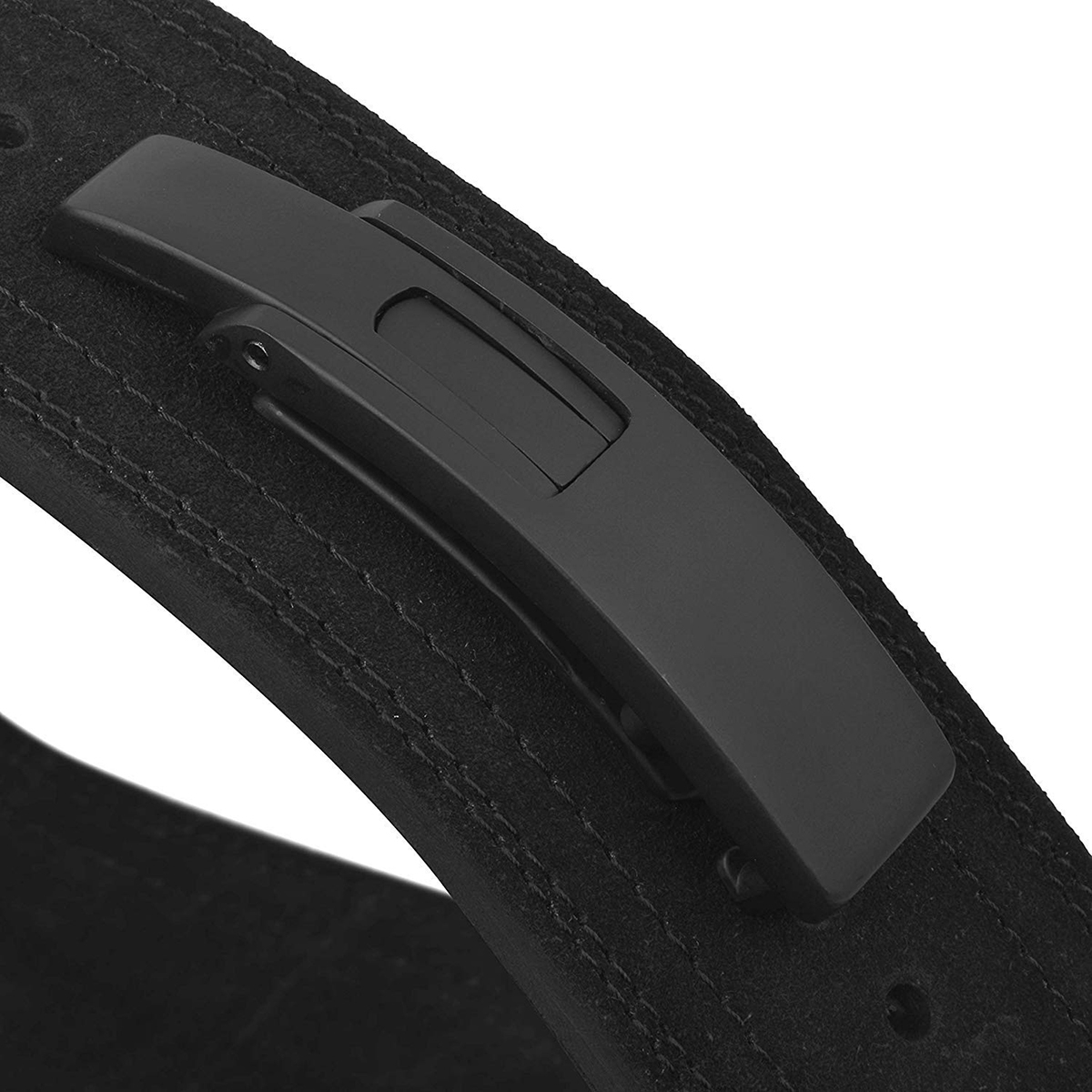 Lever Belt Black Genuine Leather Power lifting Men & Women Power Lifting 10mm Weightlifting Belt! - view 5