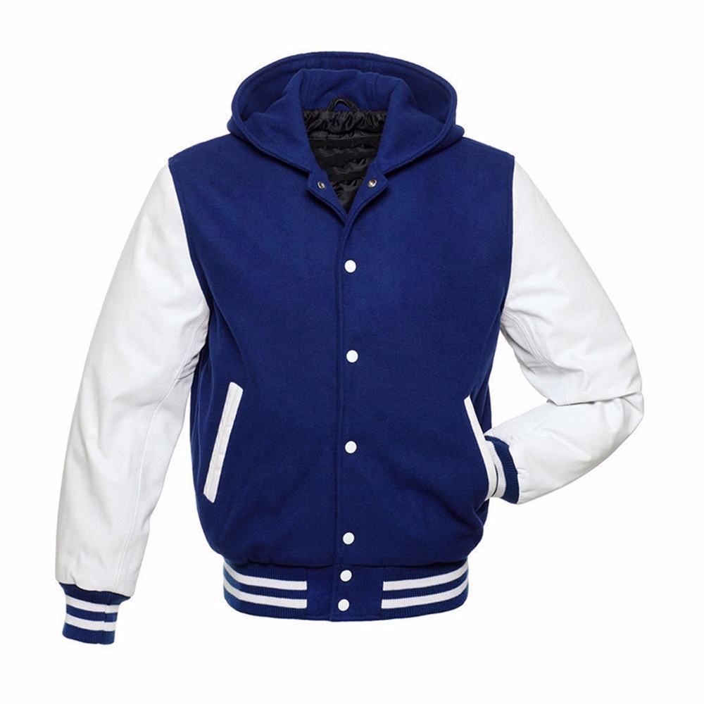 Fashion Unisex Turn-down Collar Satin Varsity Jackets
