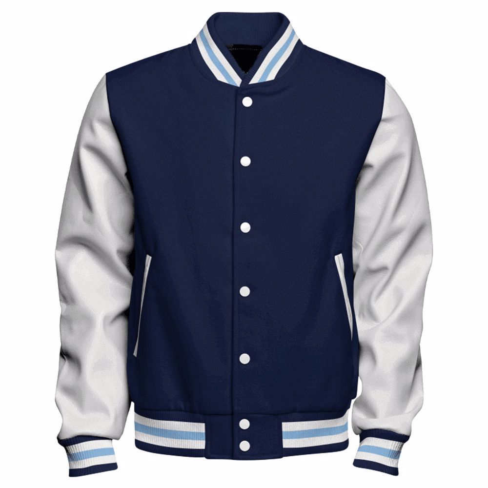 Custom made 100% polyester satin varsity jacket 
