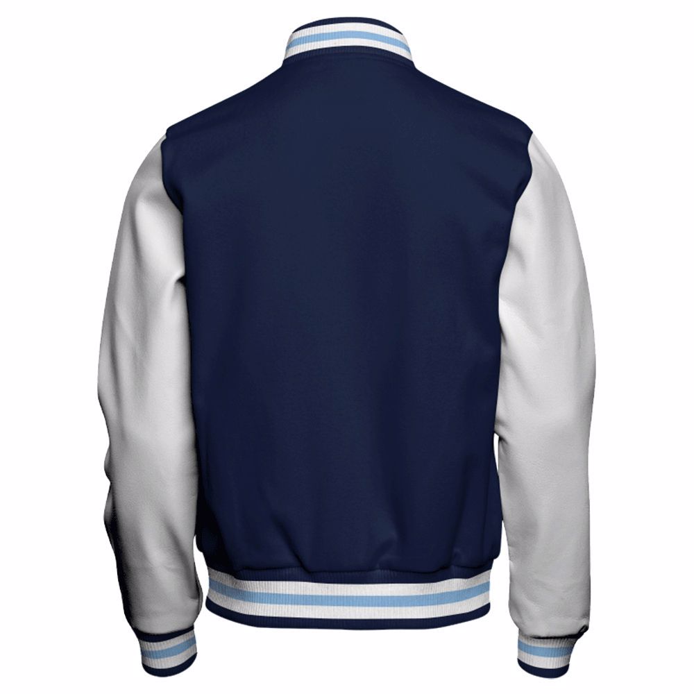 Custom made 100% polyester satin varsity jacket  - view 2