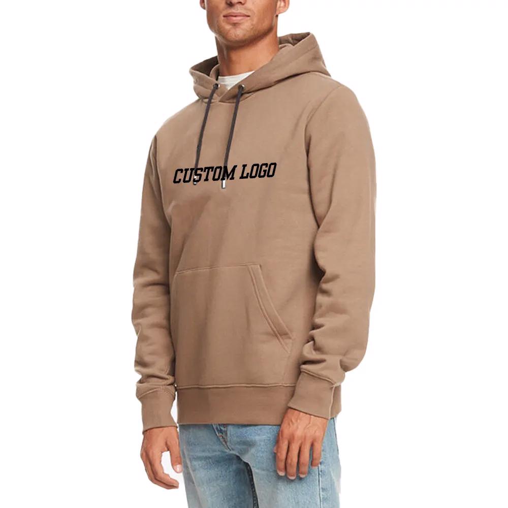 OEM Custom logo 100% cotton Heavy weight Hoodies plus size blank print logo Hoodies for high quality - view 3
