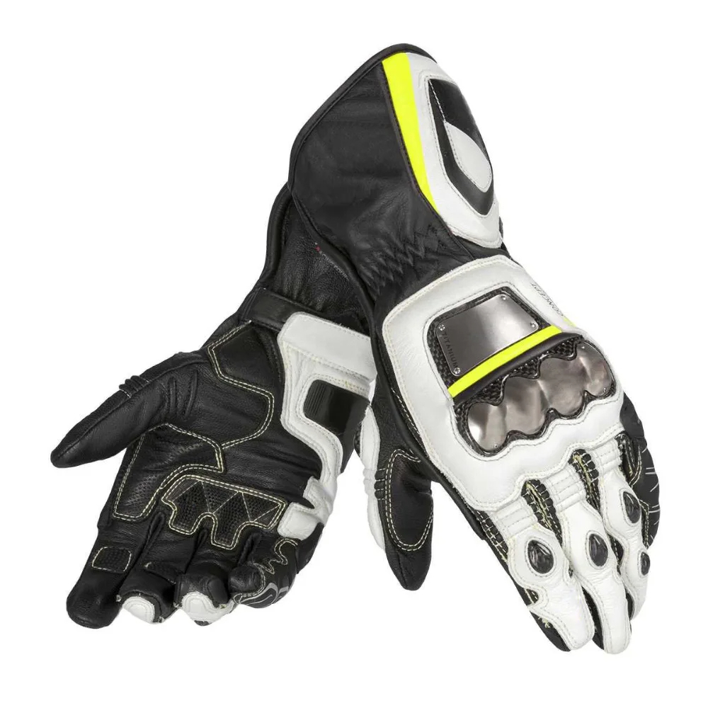 Motorcycle Gloves Genuine Leather For Men's Bike Rider Racing Gloves From Sialkot - view 4