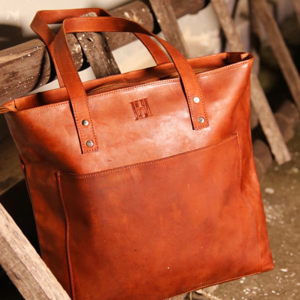 ladies leather tote bag, leather women's handbag, Original leather, Leather Purse, shoulder bag - view 6