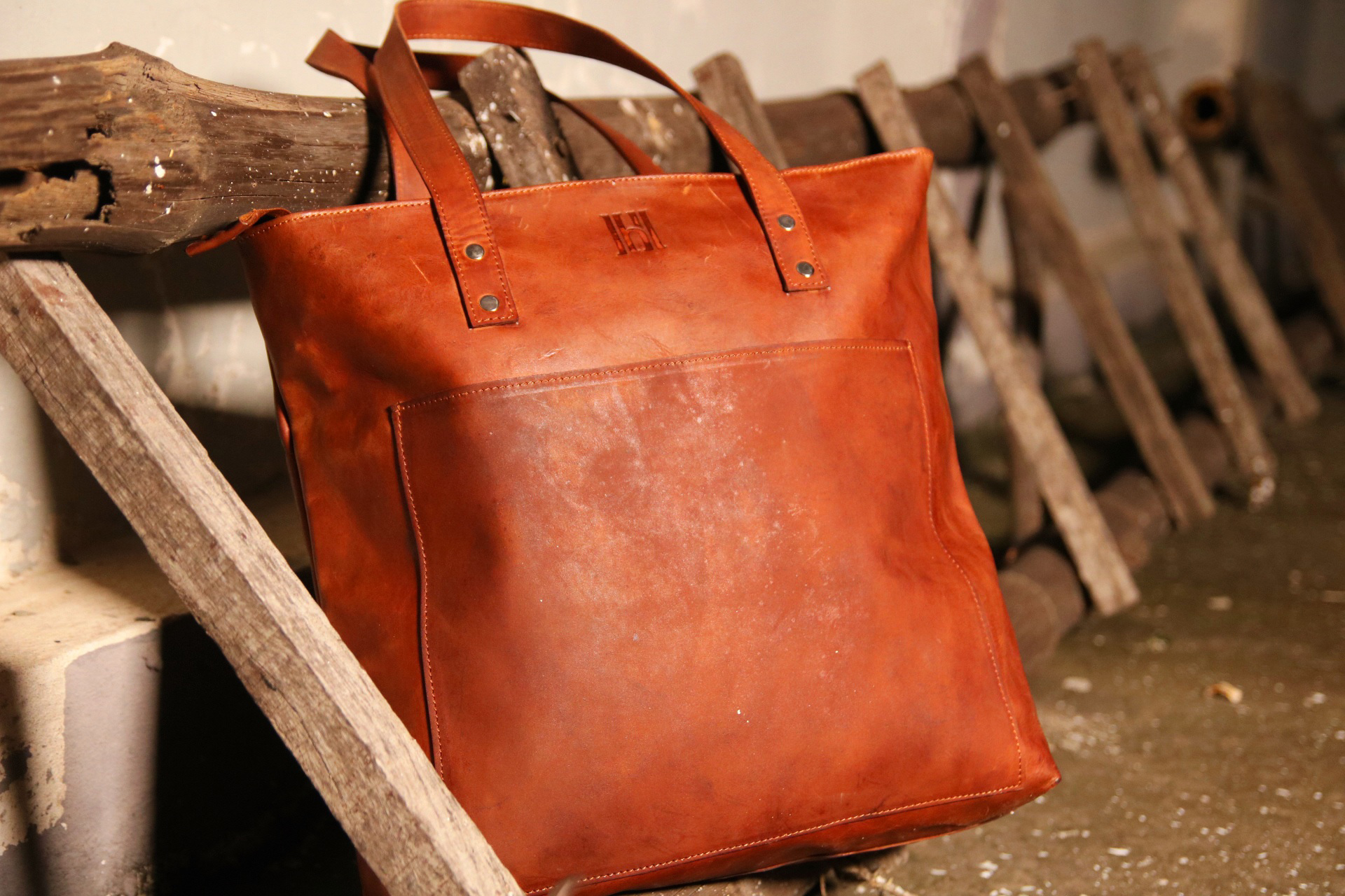 ladies leather tote bag, leather women's handbag, Original leather, Leather Purse, shoulder bag - view 7