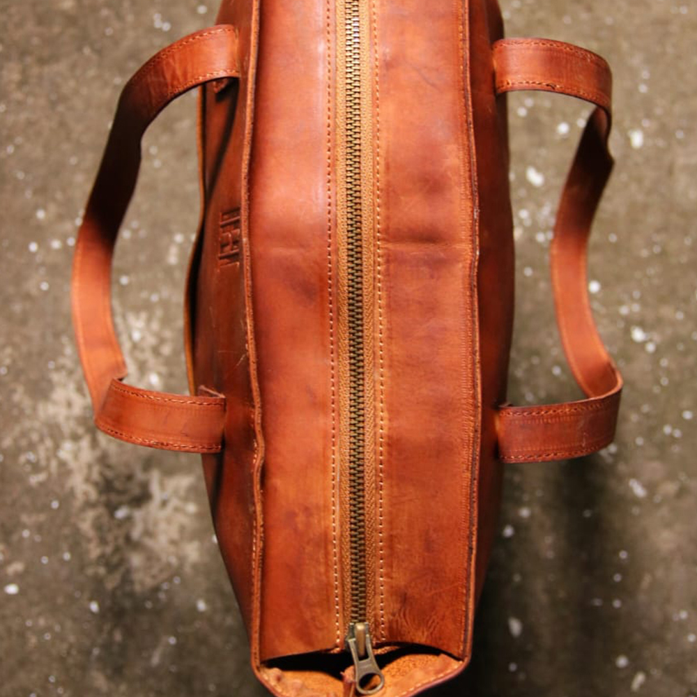 ladies leather tote bag, leather women's handbag, Original leather, Leather Purse, shoulder bag - view 9