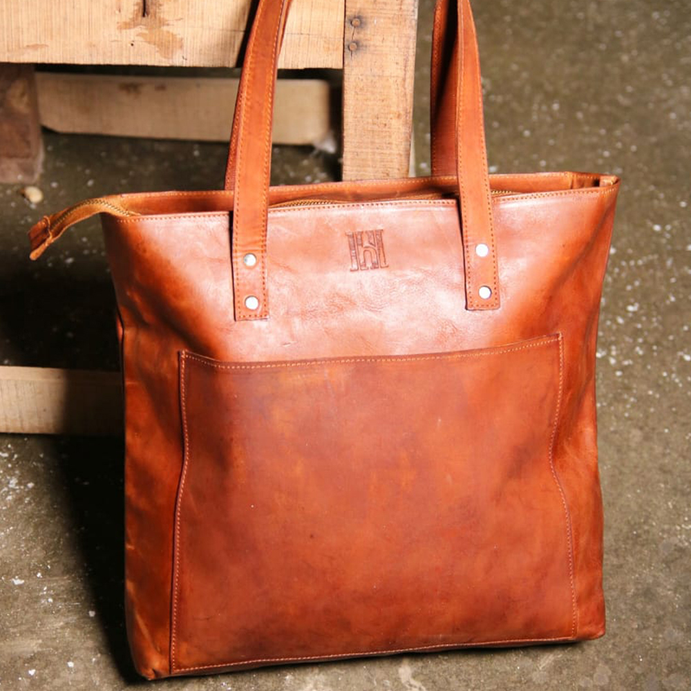 ladies leather tote bag, leather women's handbag, Original leather, Leather Purse, shoulder bag - view 11