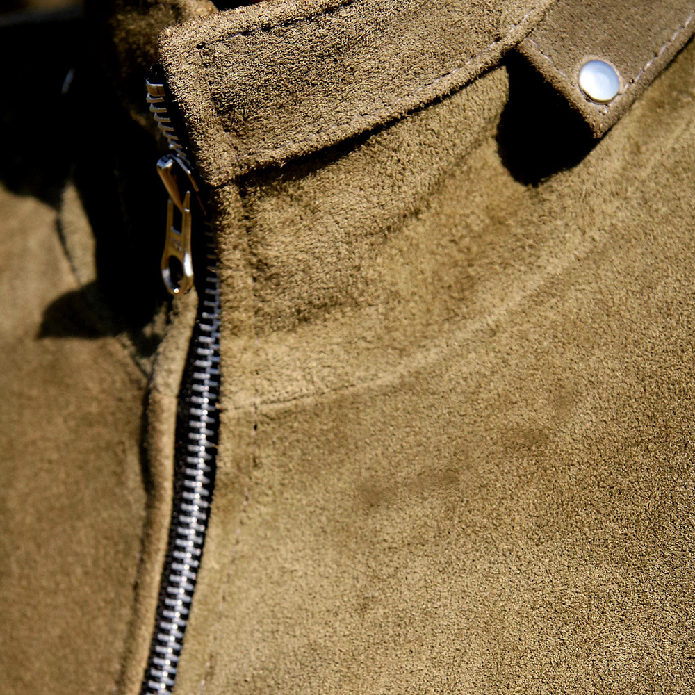 Men's leather jacket, premium quality jacket, original leather jacket, Original cow suede leather - view 4