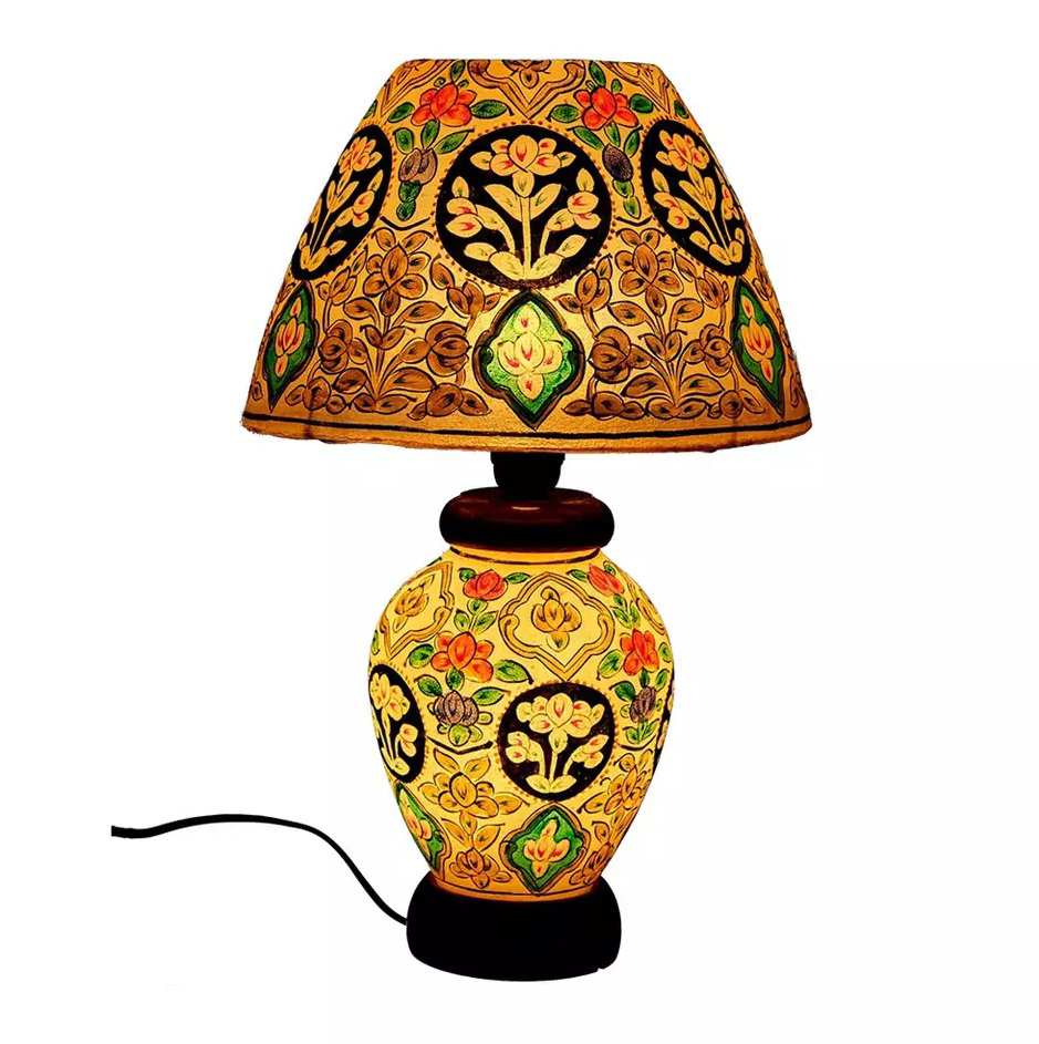 Hand Made Camel Skin Printed Lamps