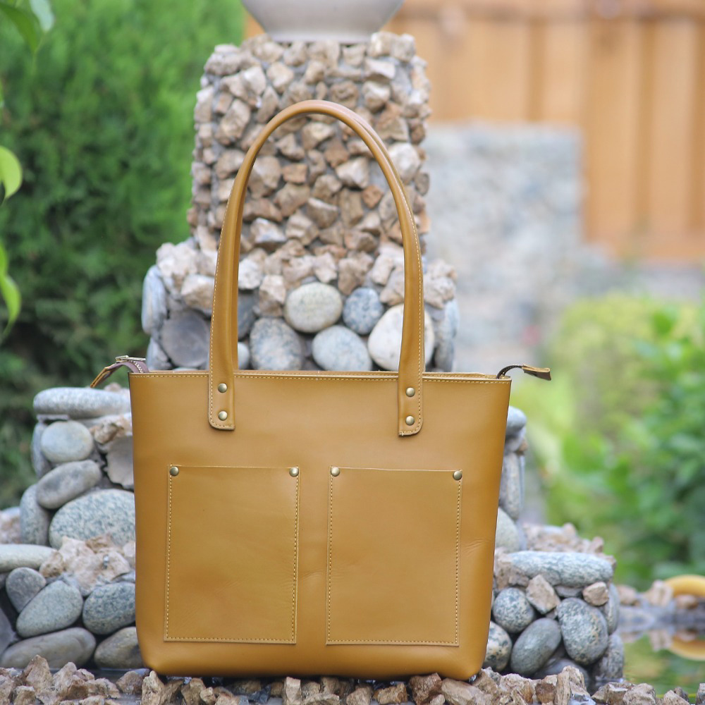 ladies leather tote bag, leather women's handbag, Original leather, Leather Purse, shoulder bag - view 5