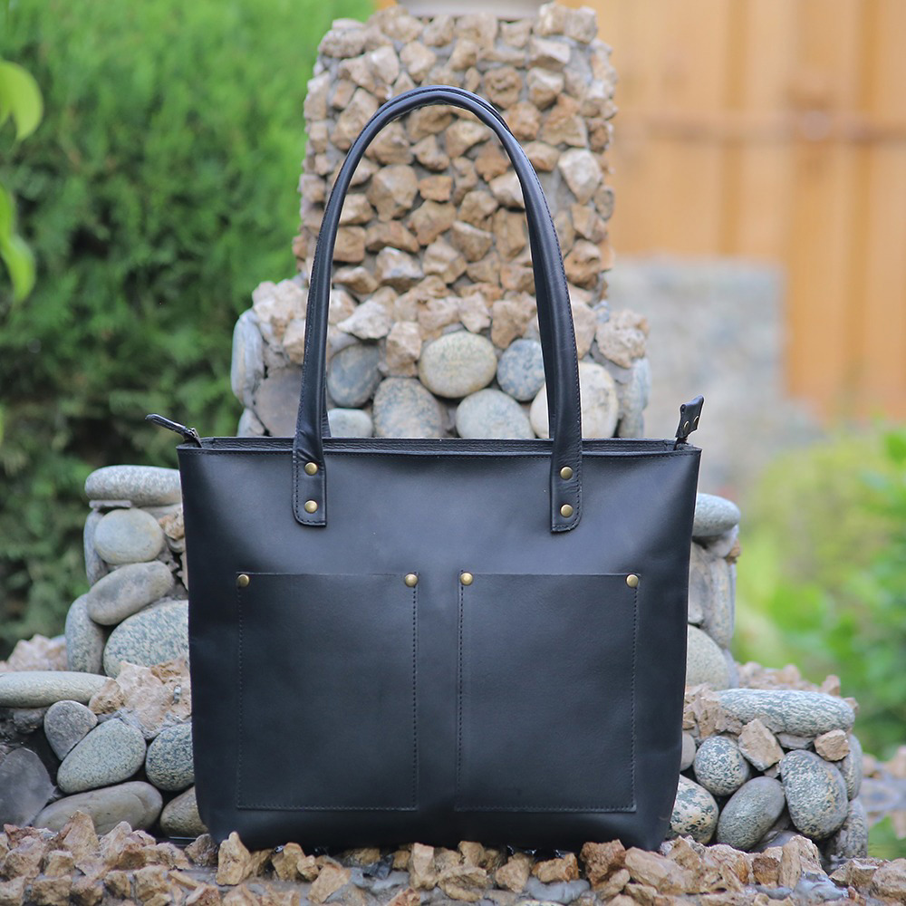 ladies leather tote bag, leather women's handbag, Original leather, Leather Purse, shoulder bag - view 6