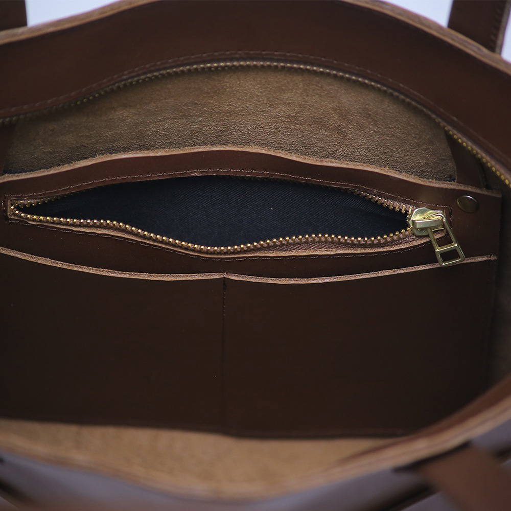 ladies leather tote bag, leather women's handbag, Original leather, Leather Purse, shoulder bag - view 9