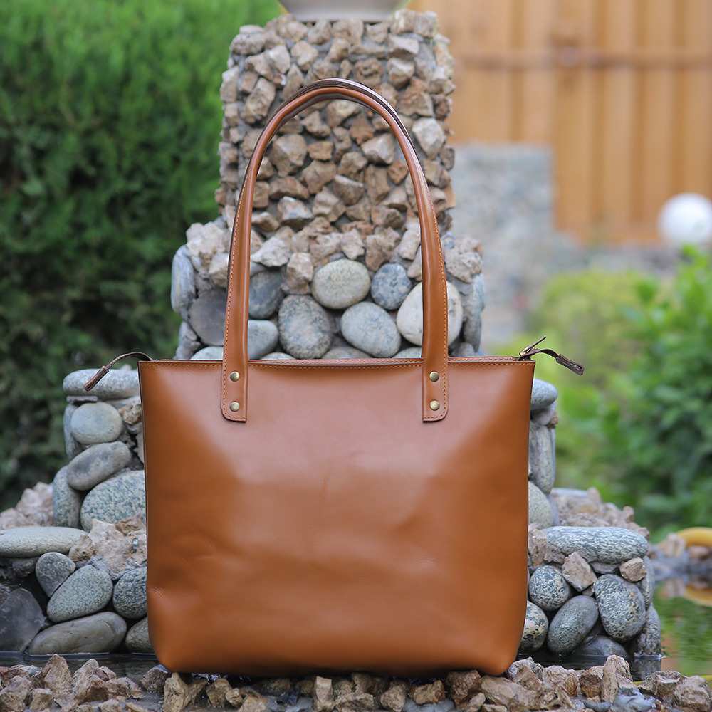 ladies leather tote bag, leather women's handbag, Original leather, Leather Purse, shoulder bag - view 12