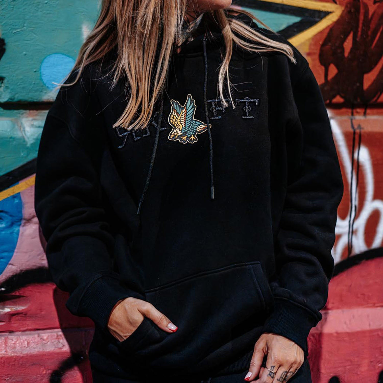 Wholesale Custom Heavyweight Cotton Men's Pullover Hoodies Unisex Sweatshirts Casual Hoodies  - view 4