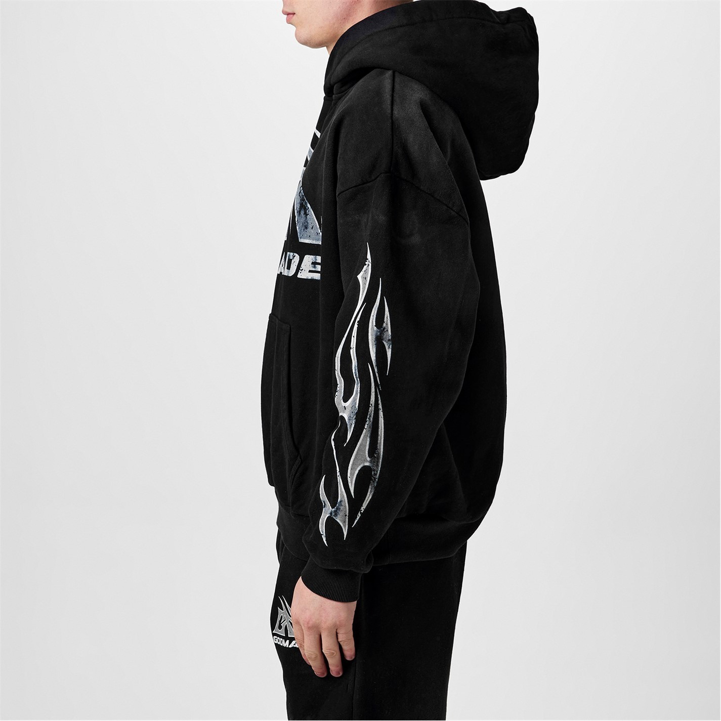 Wholesale Custom Print Hoodie Oversized Men's Pullover Hoodies Unisex Sweatshirts Casual Wear - view 8