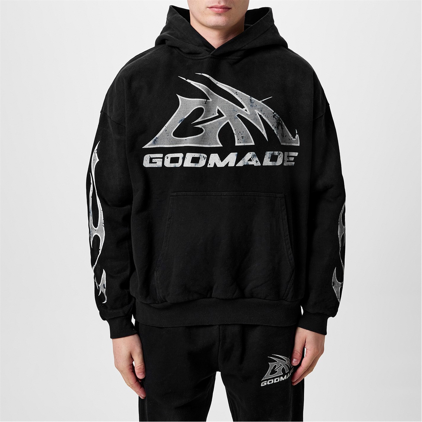 Wholesale Custom Print Hoodie Oversized Men's Pullover Hoodies Unisex Sweatshirts Casual Wear - view 10
