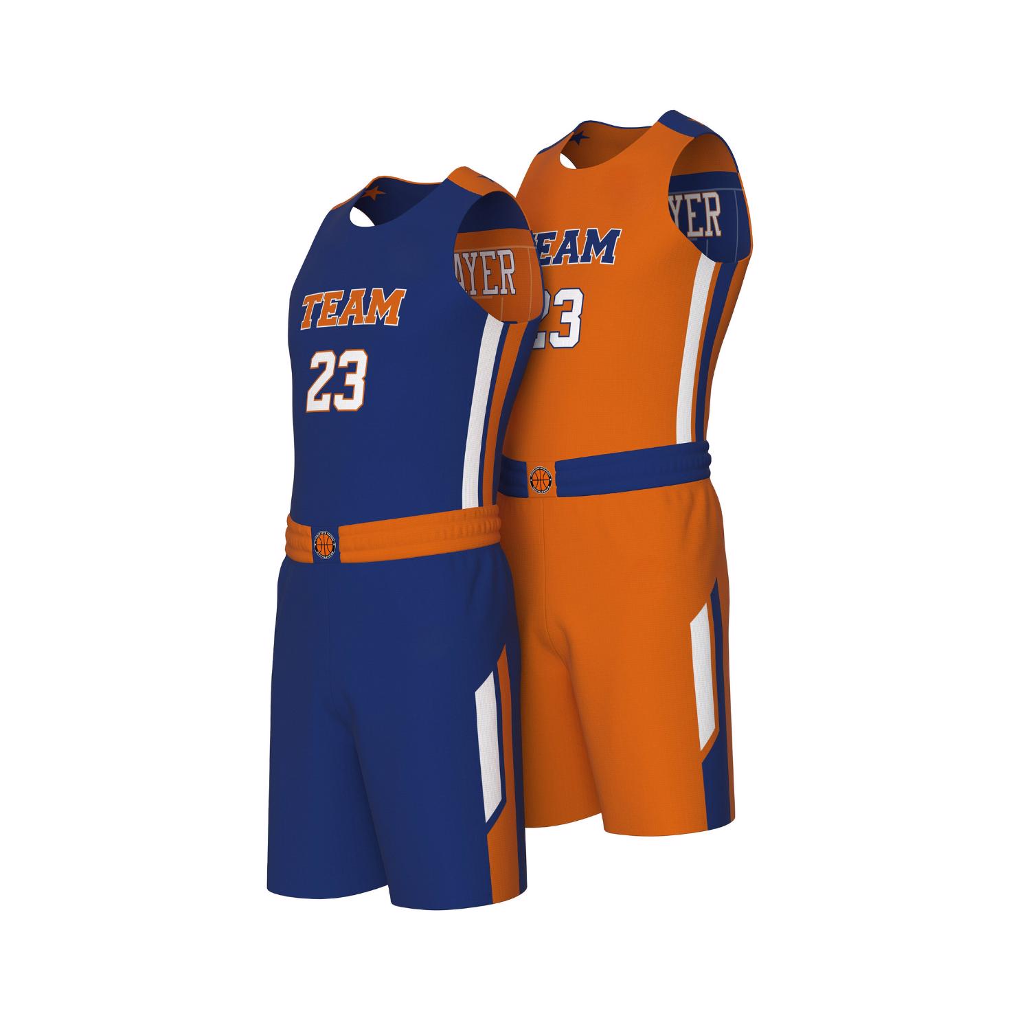 Professional Manufacturer of 7v7 Reversible Basketball Uniform Custom Sublimation Sportswear Jerseys - view 3