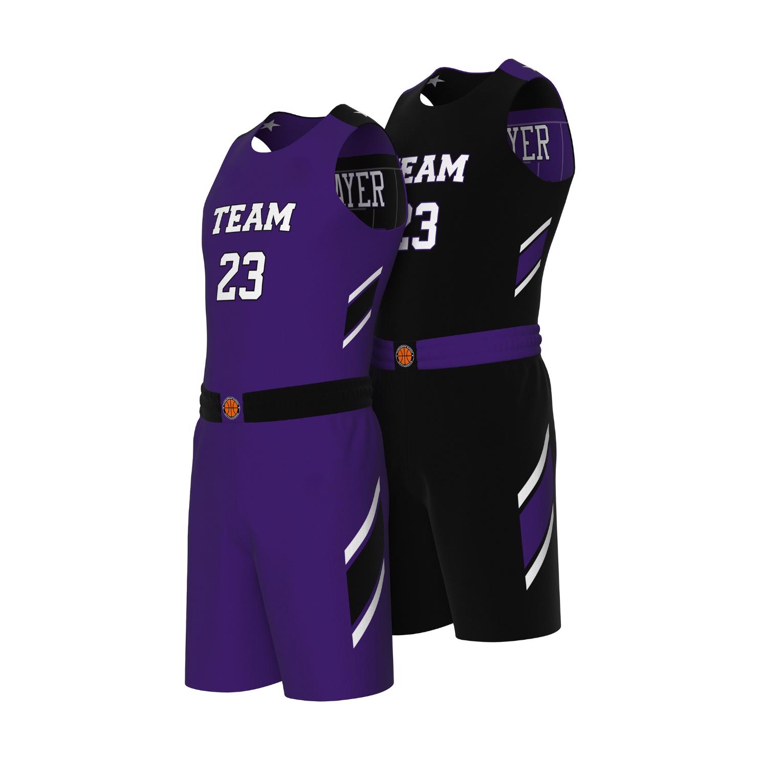 Custom Reversible Basketball Uniform for Adults Sublimation Sport Wear cheap price Basketball Jersey - view 3