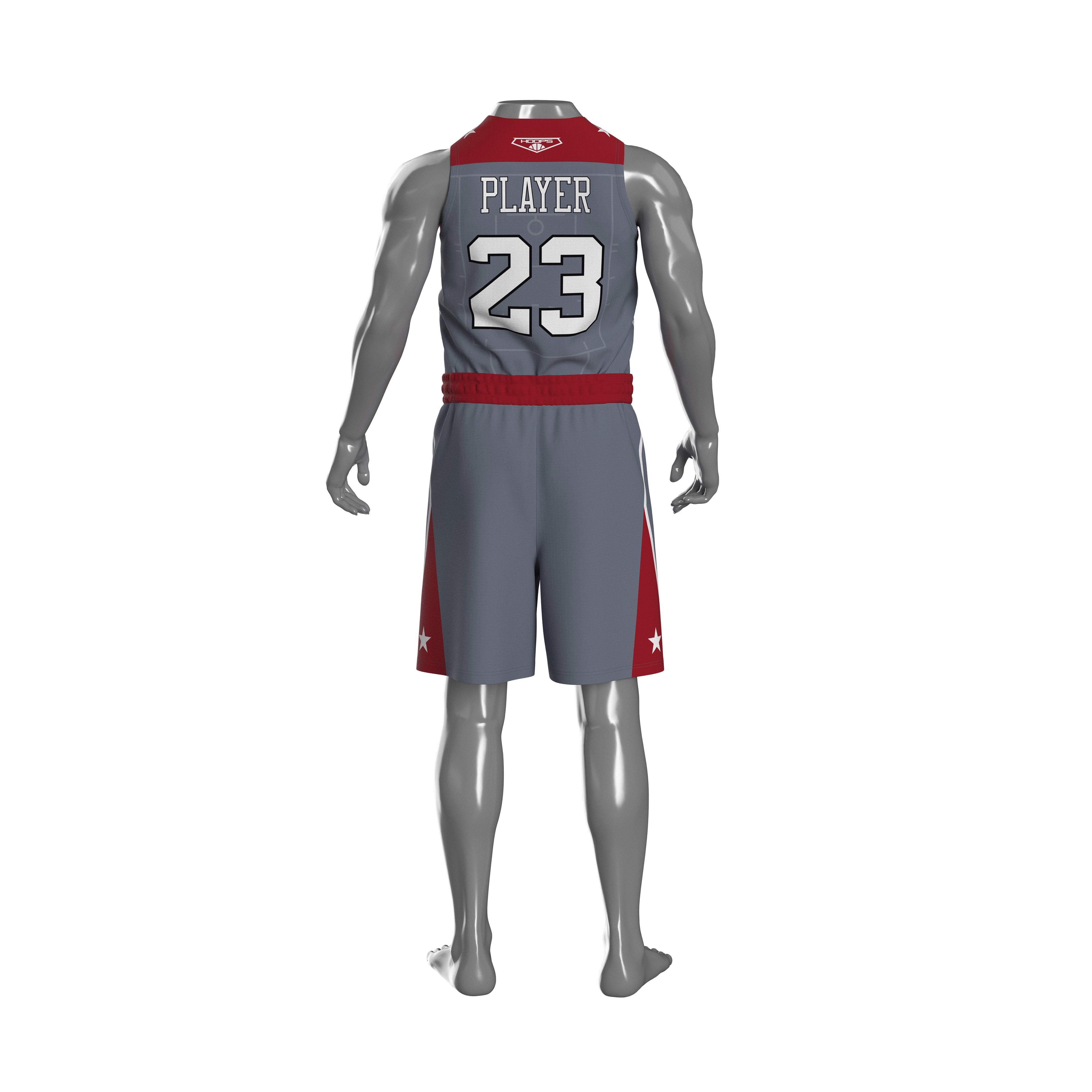 High Quality Custom Sublimation 7v7 Basketball Uniforms for Adults Sport Wear Basketball Jersey - view 5