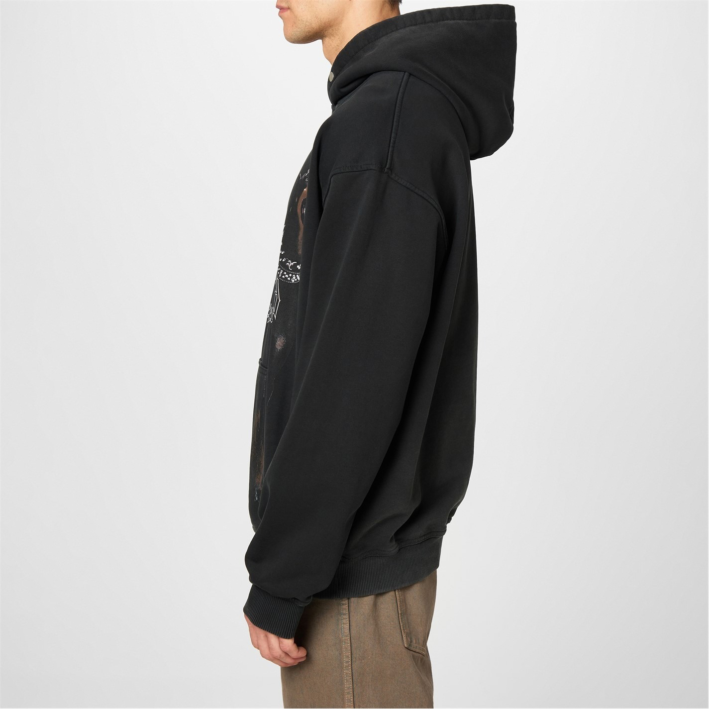 High Quality OEM Plain Heavyweight Fleece Logo Printed Cotton Oversize Custom Unisex Hoodies Men - view 3