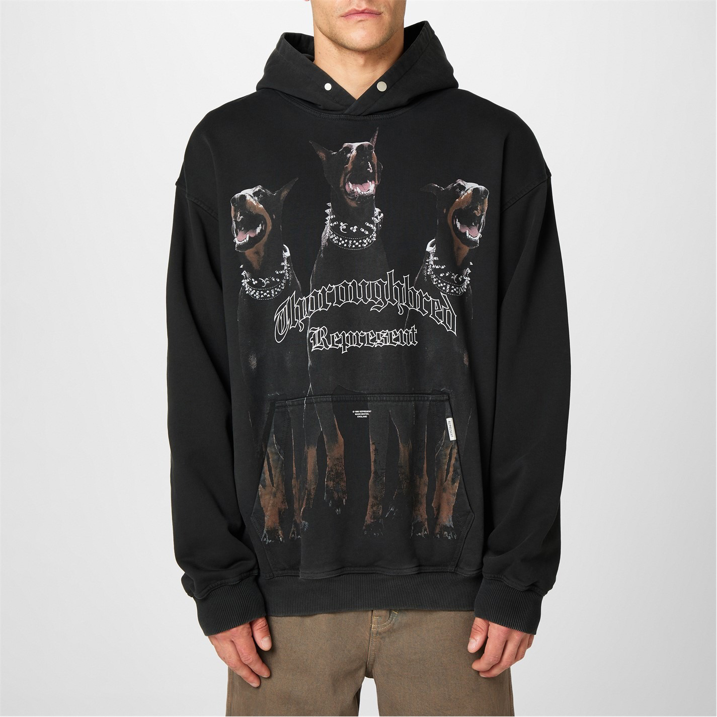 High Quality OEM Plain Heavyweight Fleece Logo Printed Cotton Oversize Custom Unisex Hoodies Men - view 5
