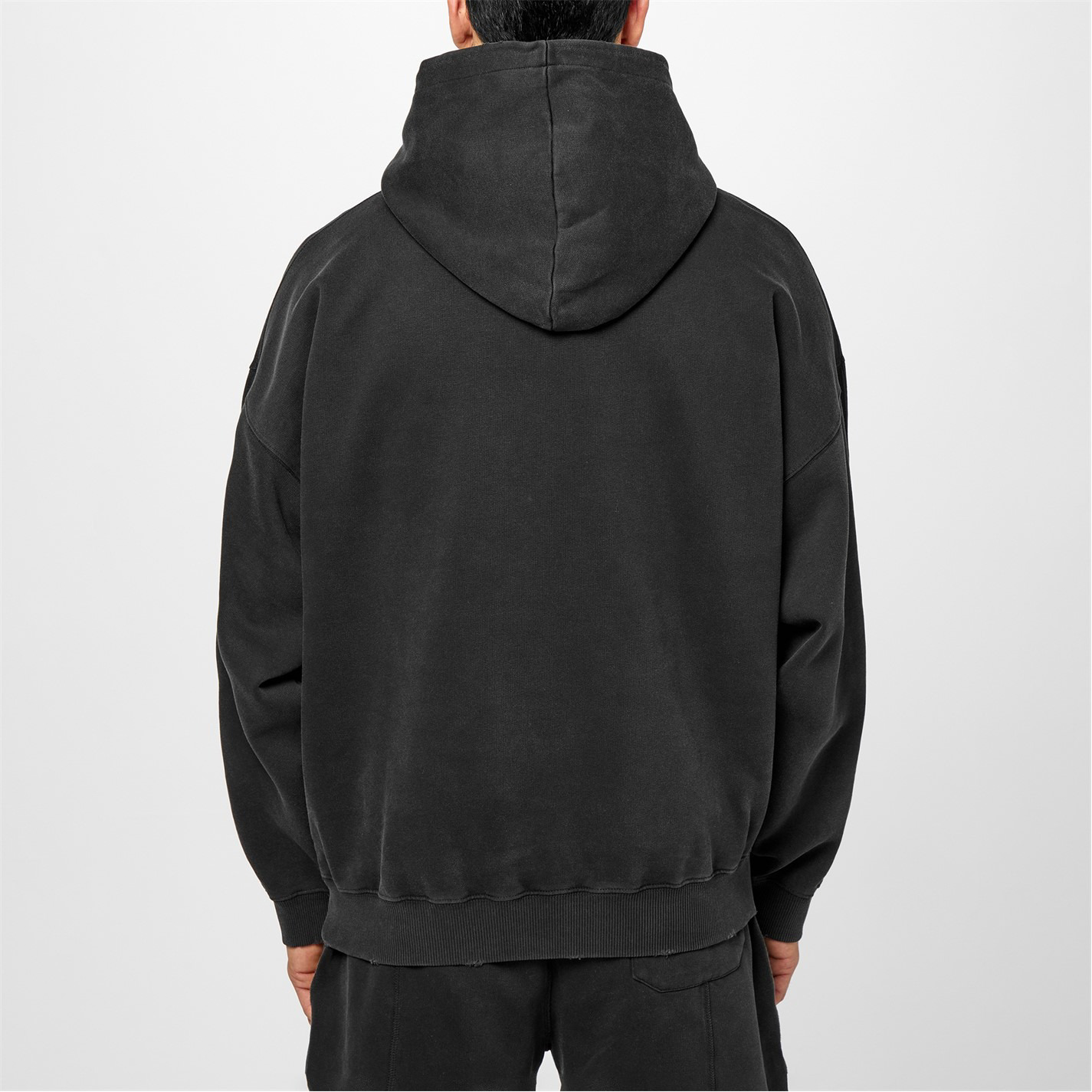 Wholesale Plain Men Streetwear Sweatshirts Hoodies Custom Logo Heavyweight Cotton Oversized Men - view 4