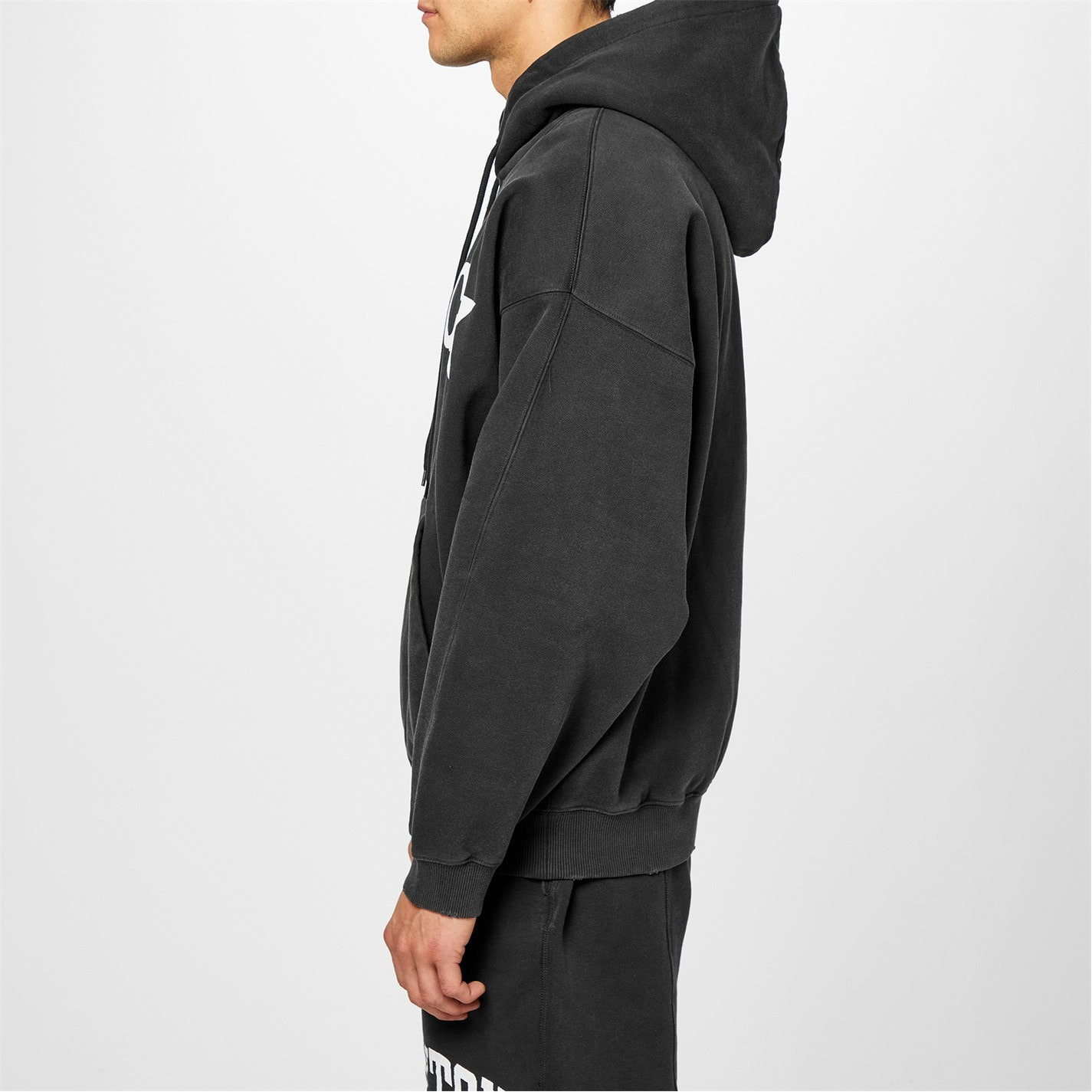 Wholesale Plain Men Streetwear Sweatshirts Hoodies Custom Logo Heavyweight Cotton Oversized Men - view 7