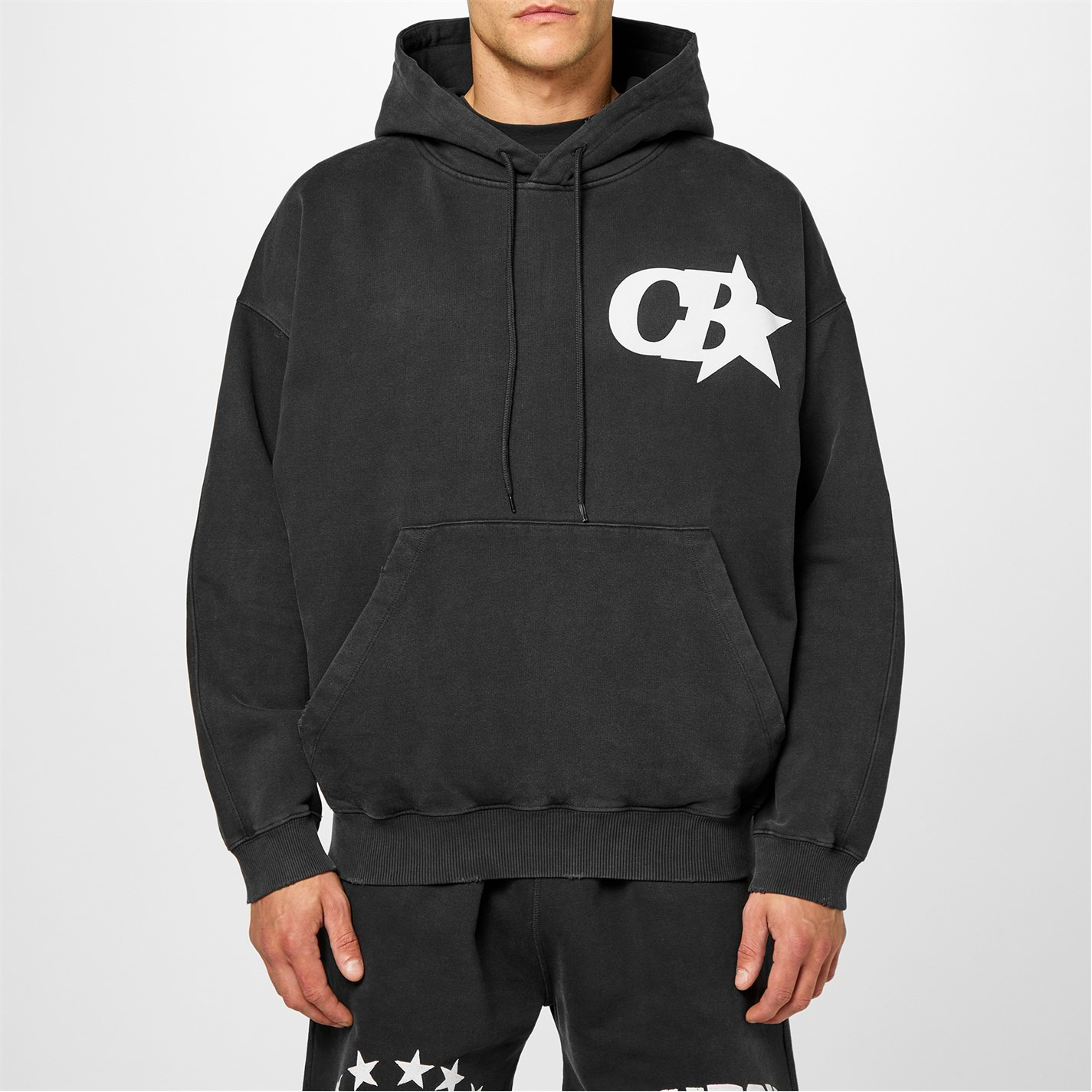 Wholesale Plain Men Streetwear Sweatshirts Hoodies Custom Logo Heavyweight Cotton Oversized Men - view 10
