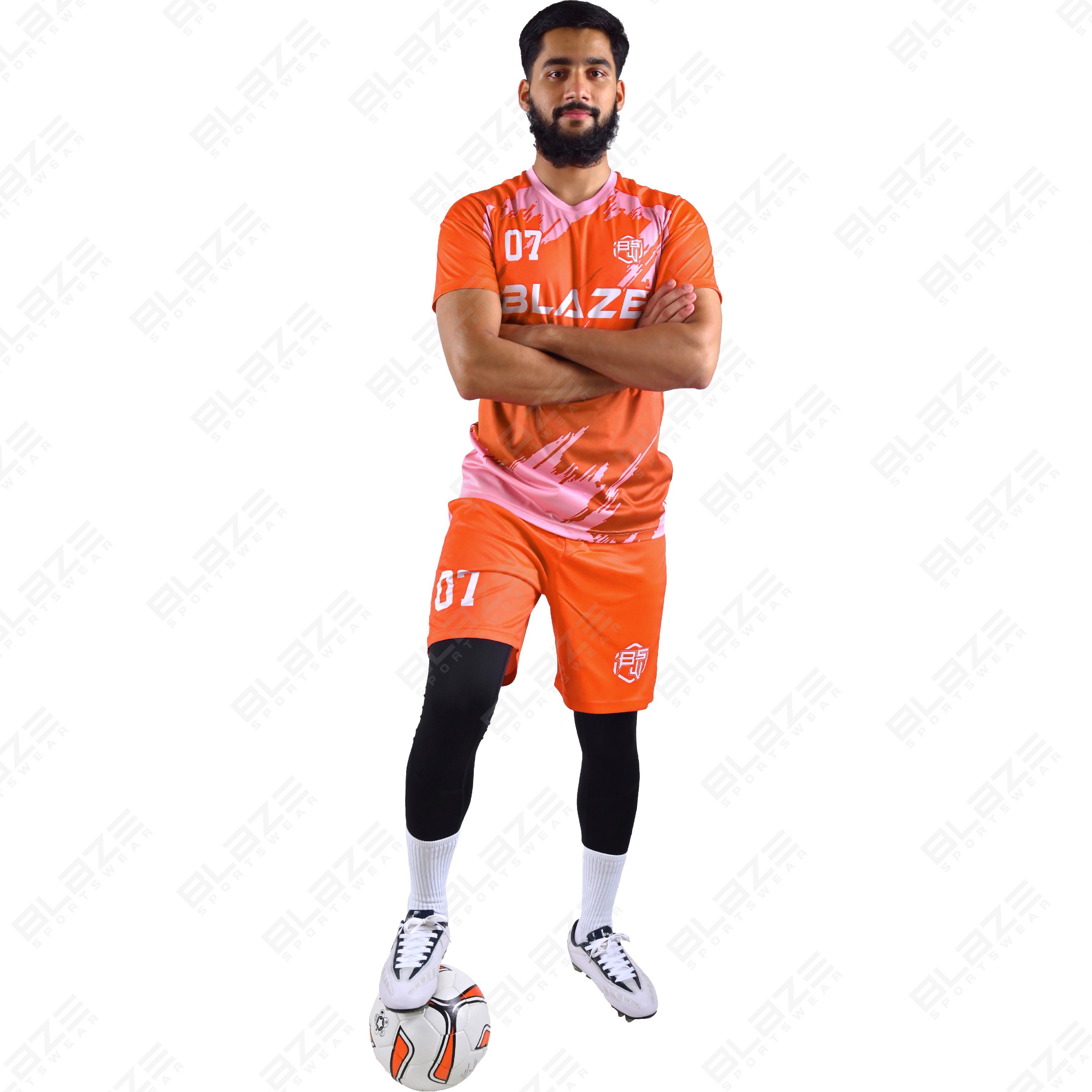  Custom soccer kit made from lightweight100% polyester with digital sublimation for Top performance. - view 7