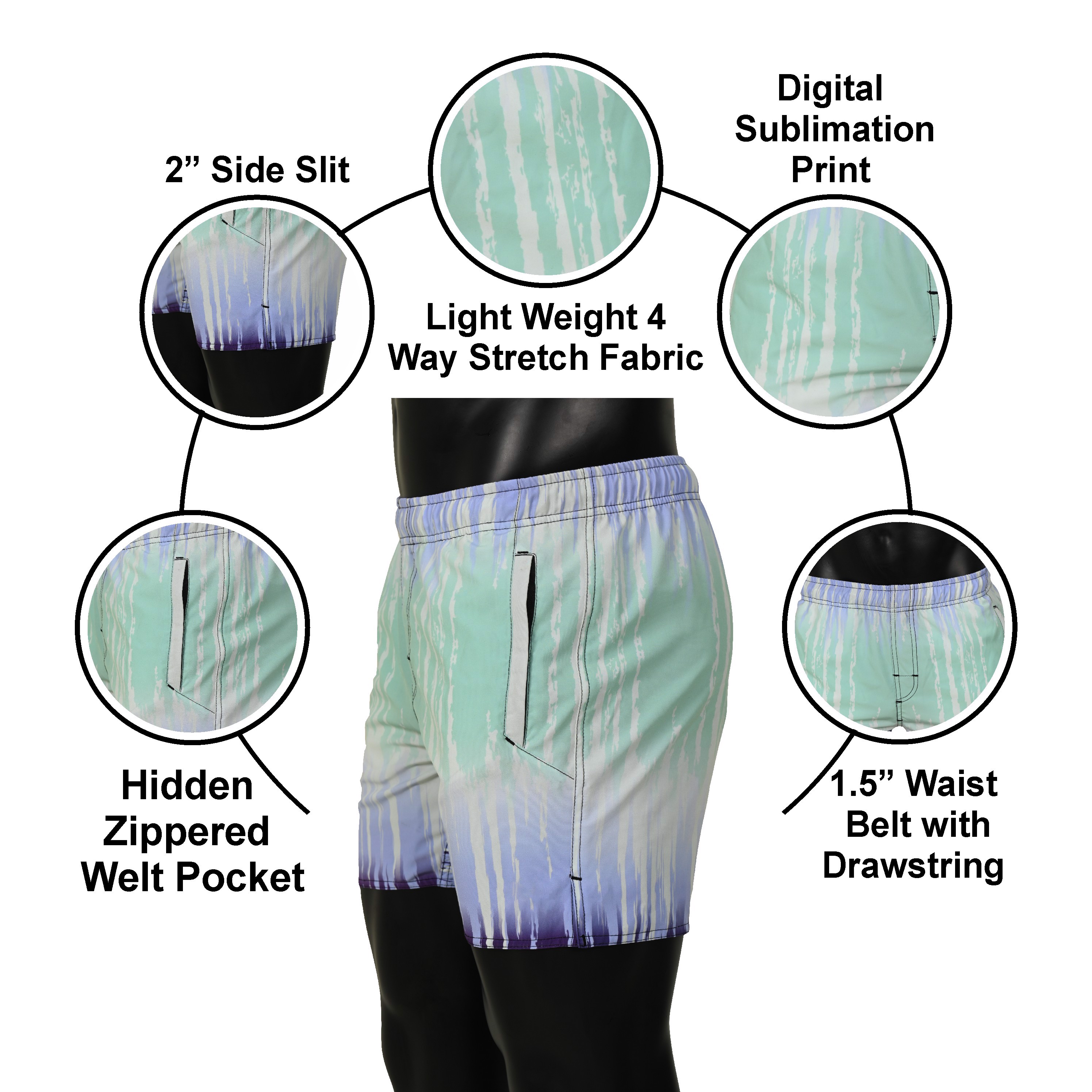 Custom Sportswear Running Gym Shorts Custom Compression Sweat Training Workout Fitness Athlet short  - view 4