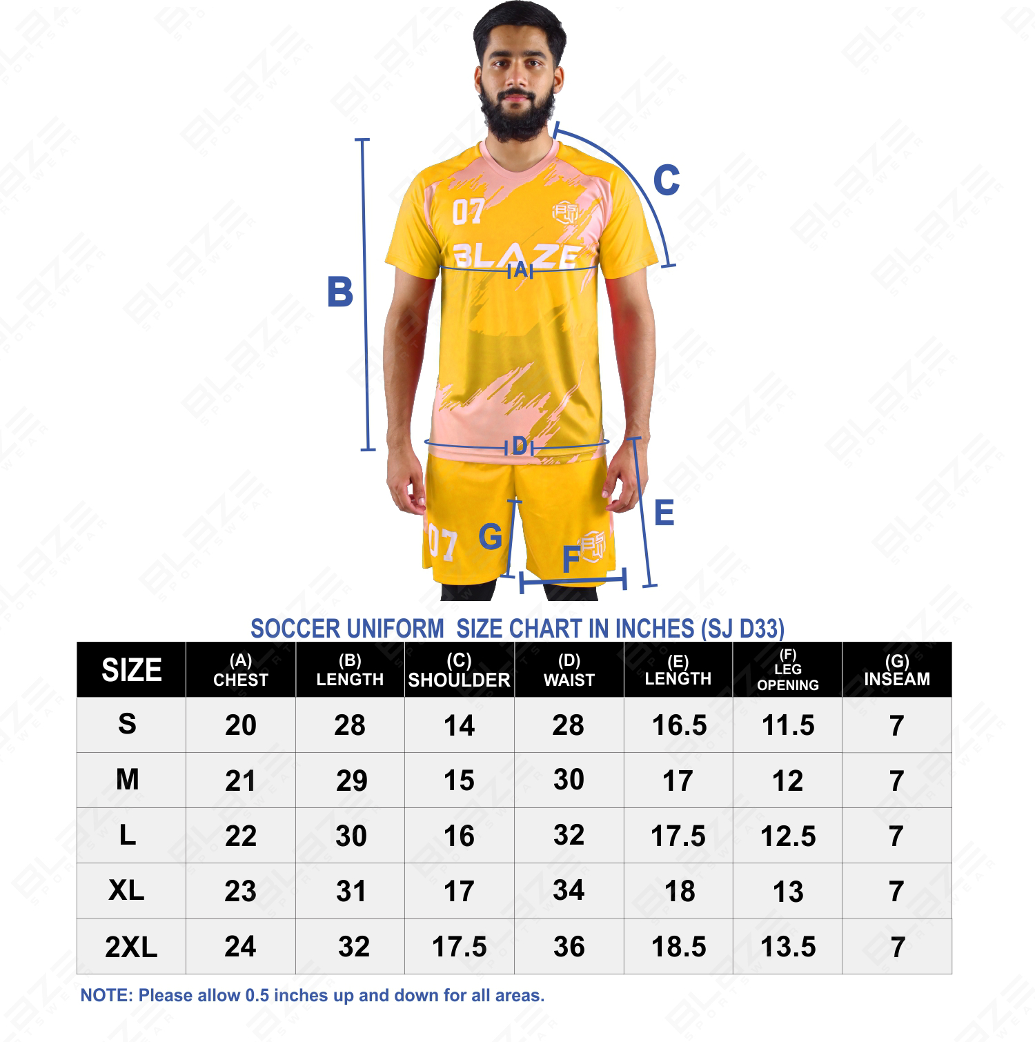 Custom soccer outfits made from lightweight 100% polyester with digital printing for Top performance - view 10