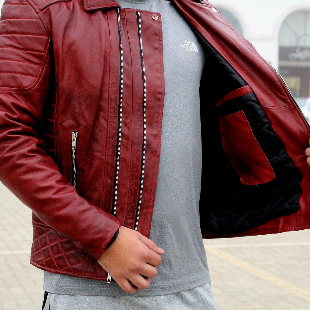 Men's leather jacket, premium quality jacket, original leather jacket, Original cow leather