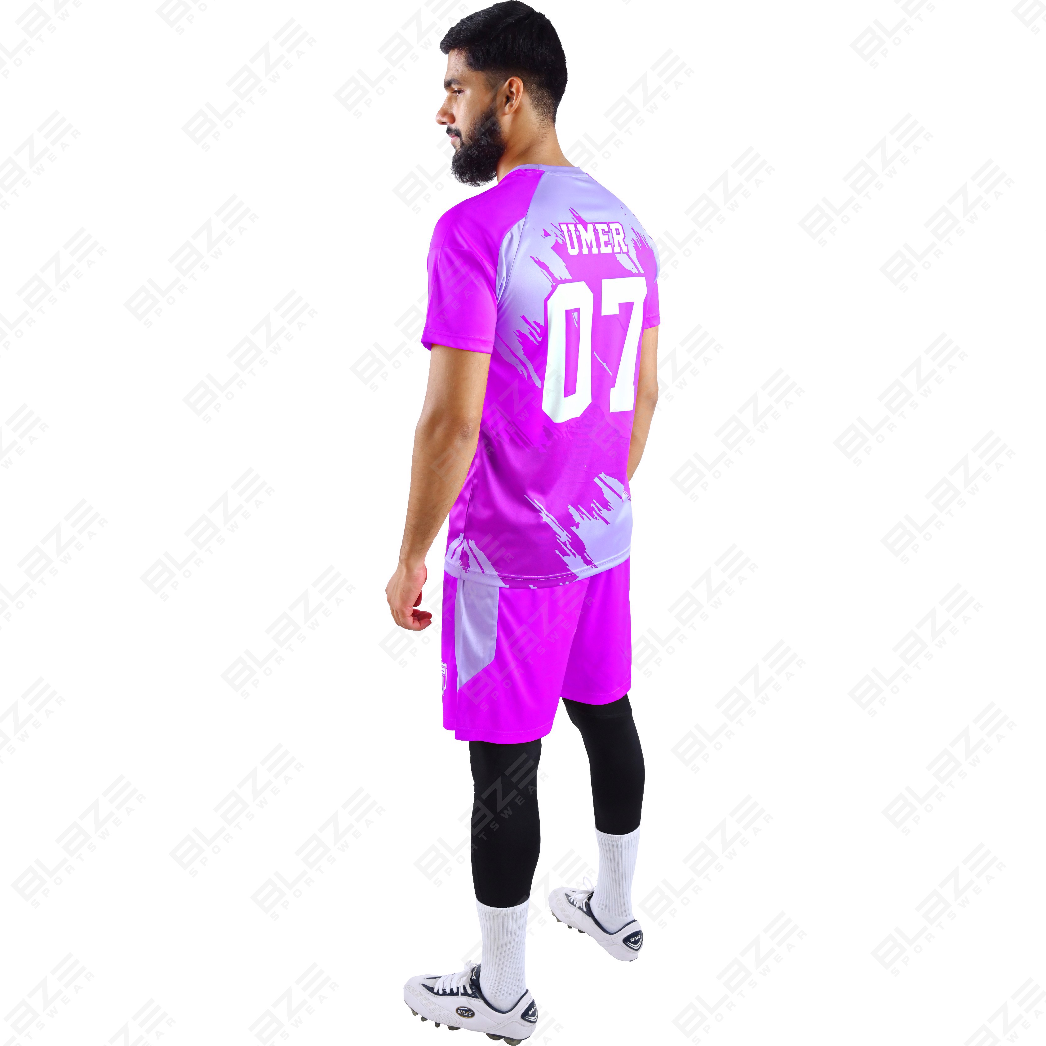 Custom soccer uniforms with lightweight 100% polyester With digital printing for optimal performance - view 2