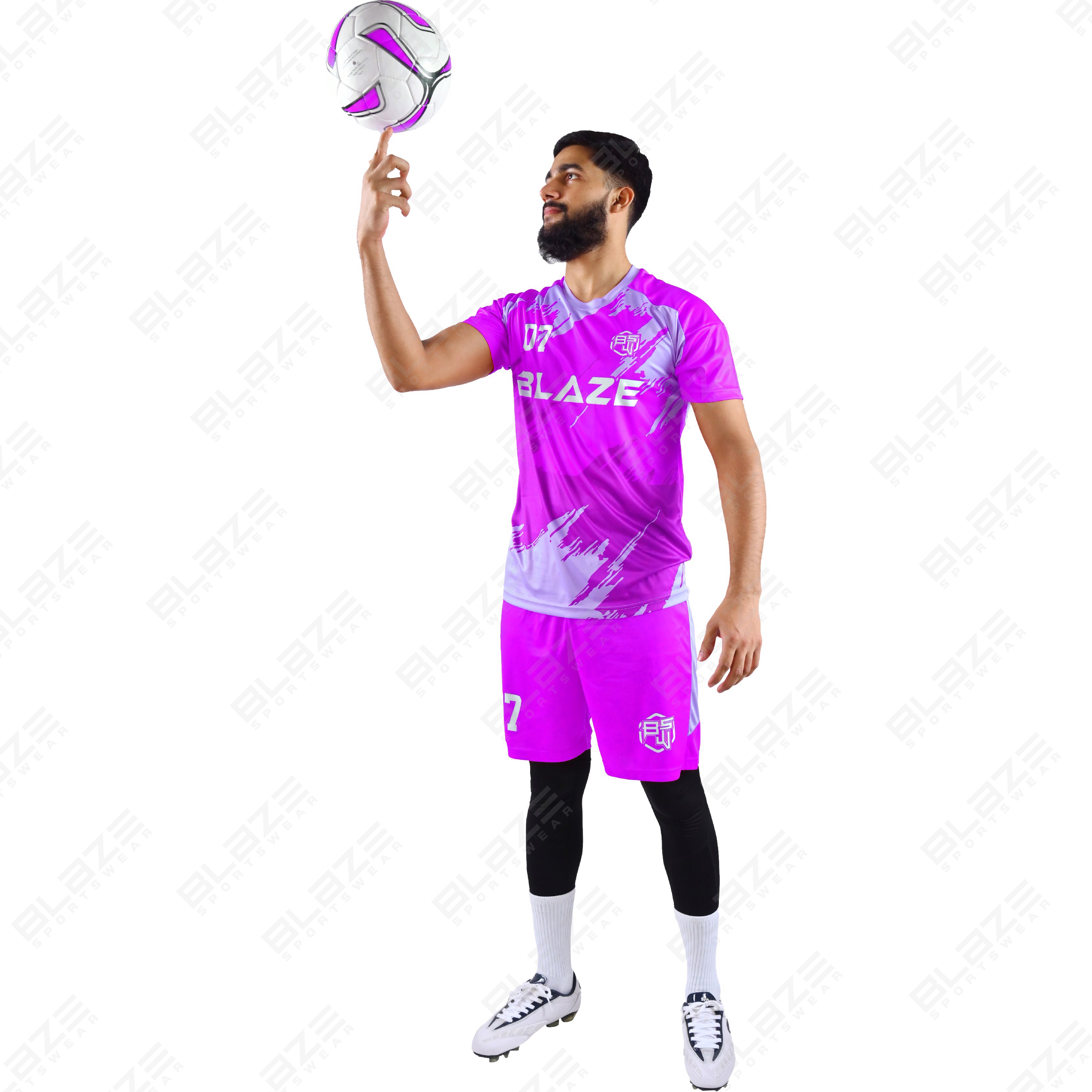 Custom soccer uniforms with lightweight 100% polyester With digital printing for optimal performance - view 7