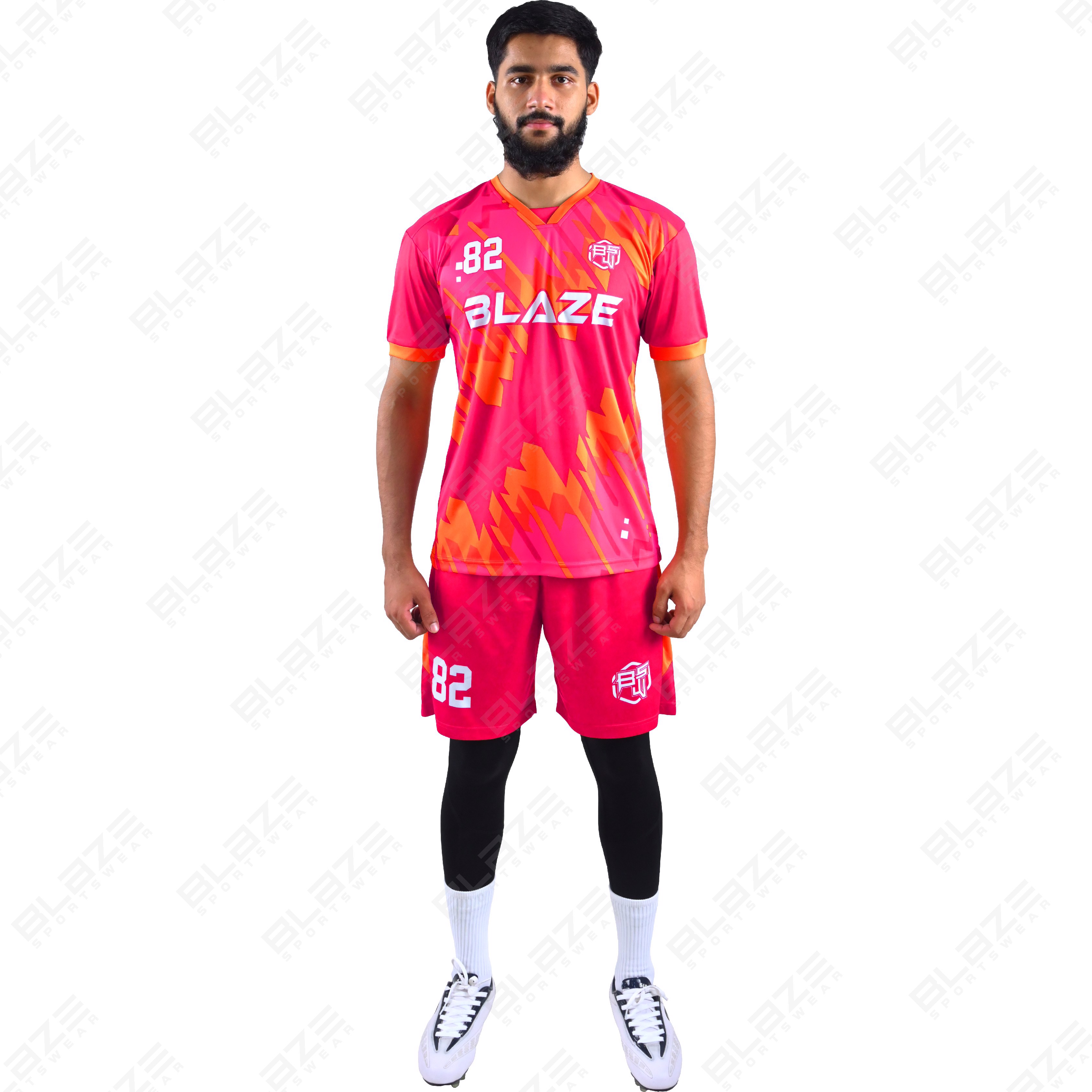 Custom soccer uniforms with lightweight 100% polyester With digital printing for optimal performance - view 11