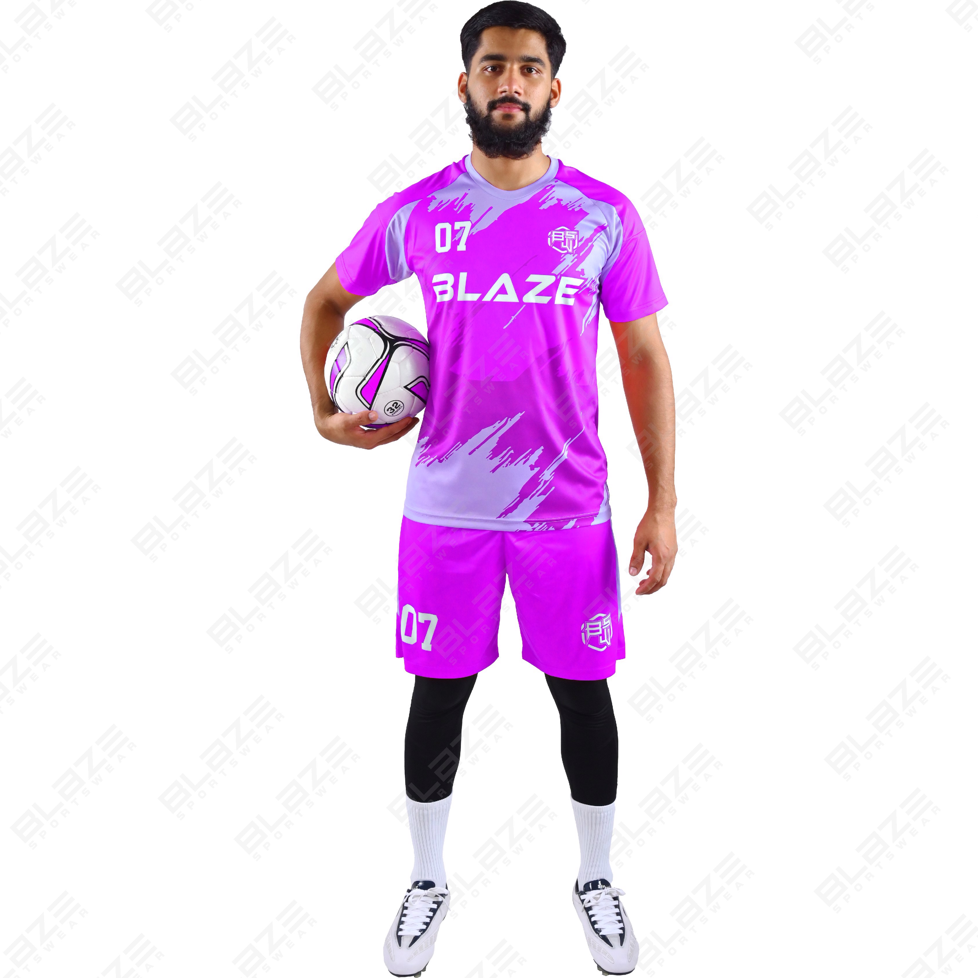 Custom soccer uniforms with lightweight 100% polyester With digital printing for optimal performance - view 12