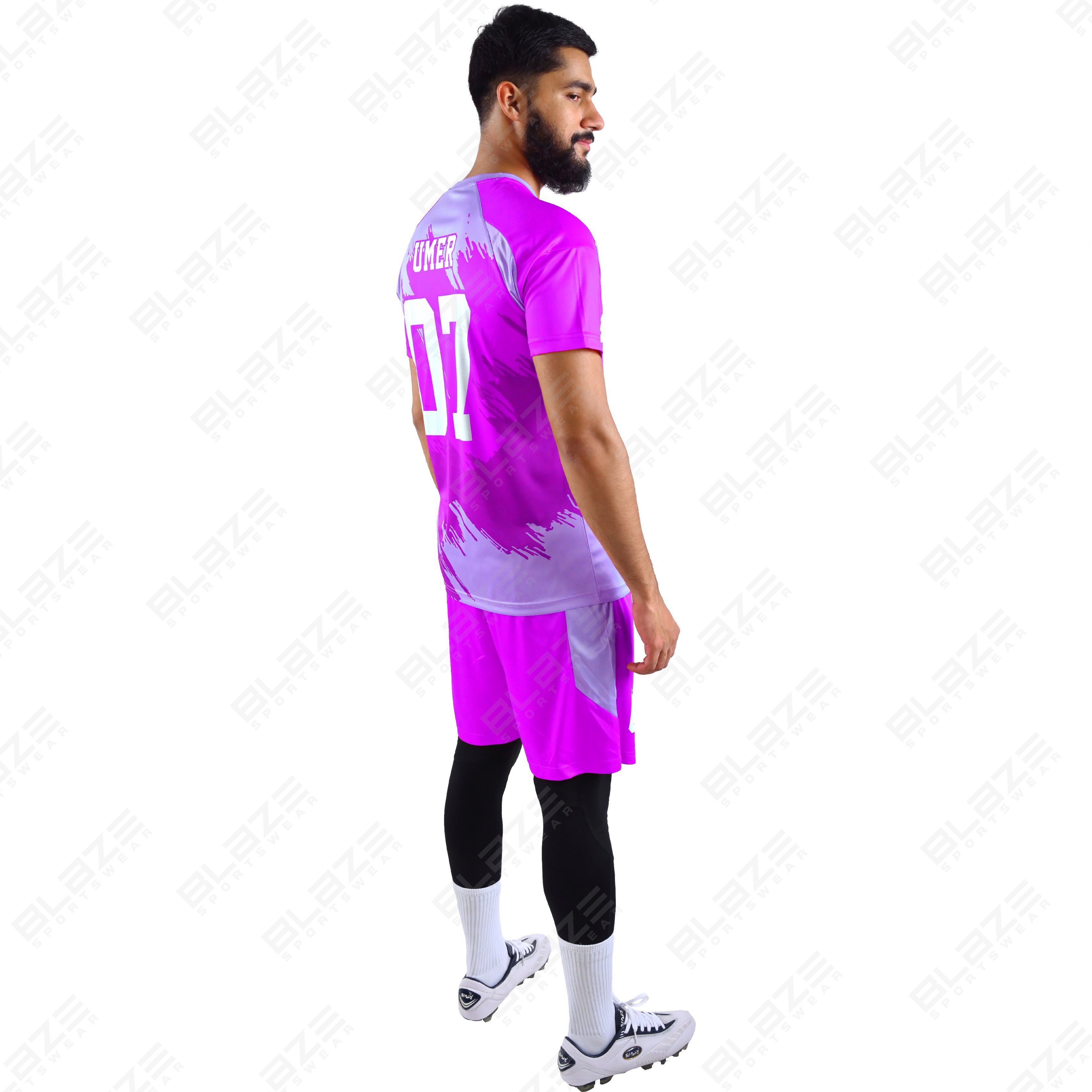 Custom soccer uniforms with lightweight 100% polyester With digital printing for optimal performance - view 18