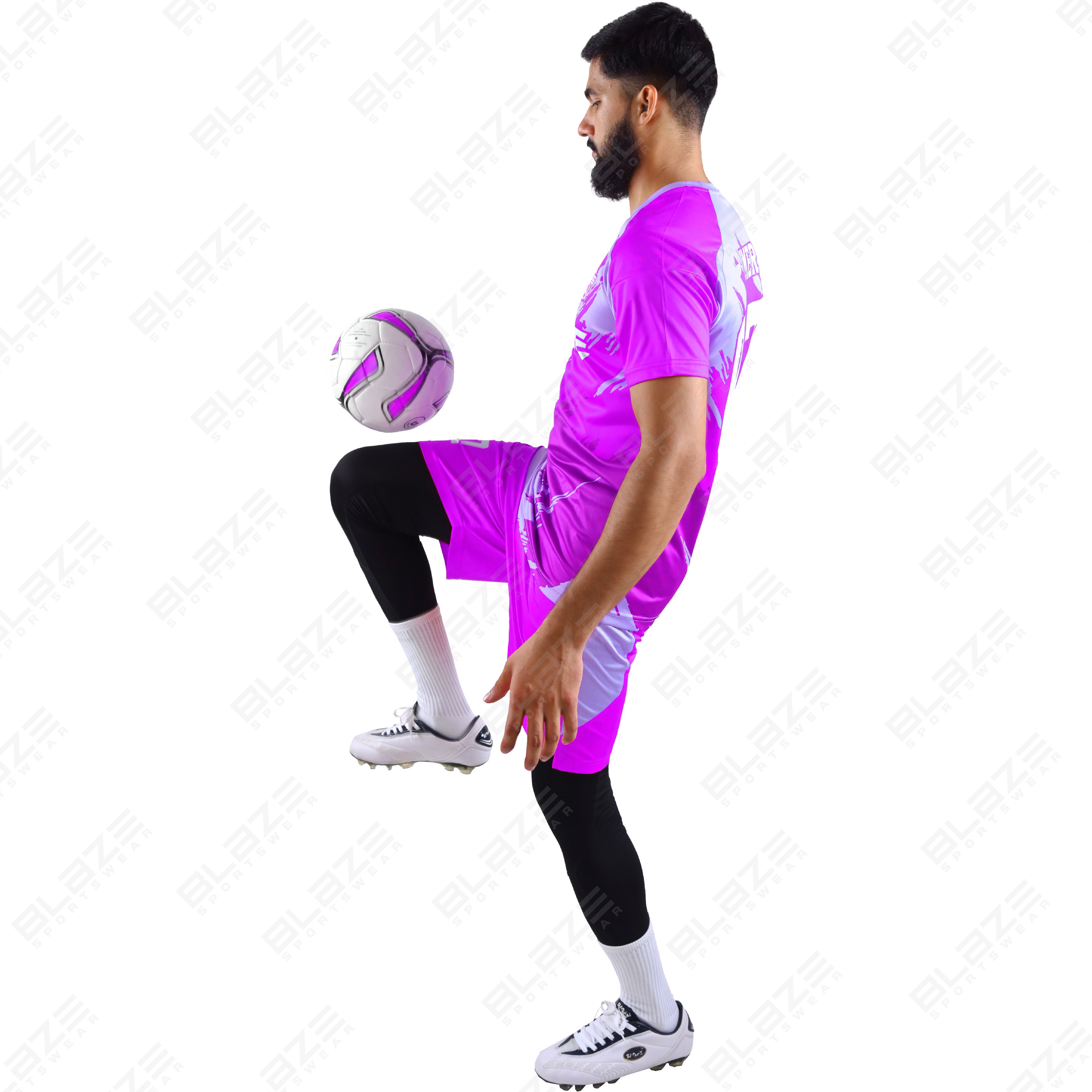 Custom soccer uniforms with lightweight 100% polyester With digital printing for optimal performance - view 25