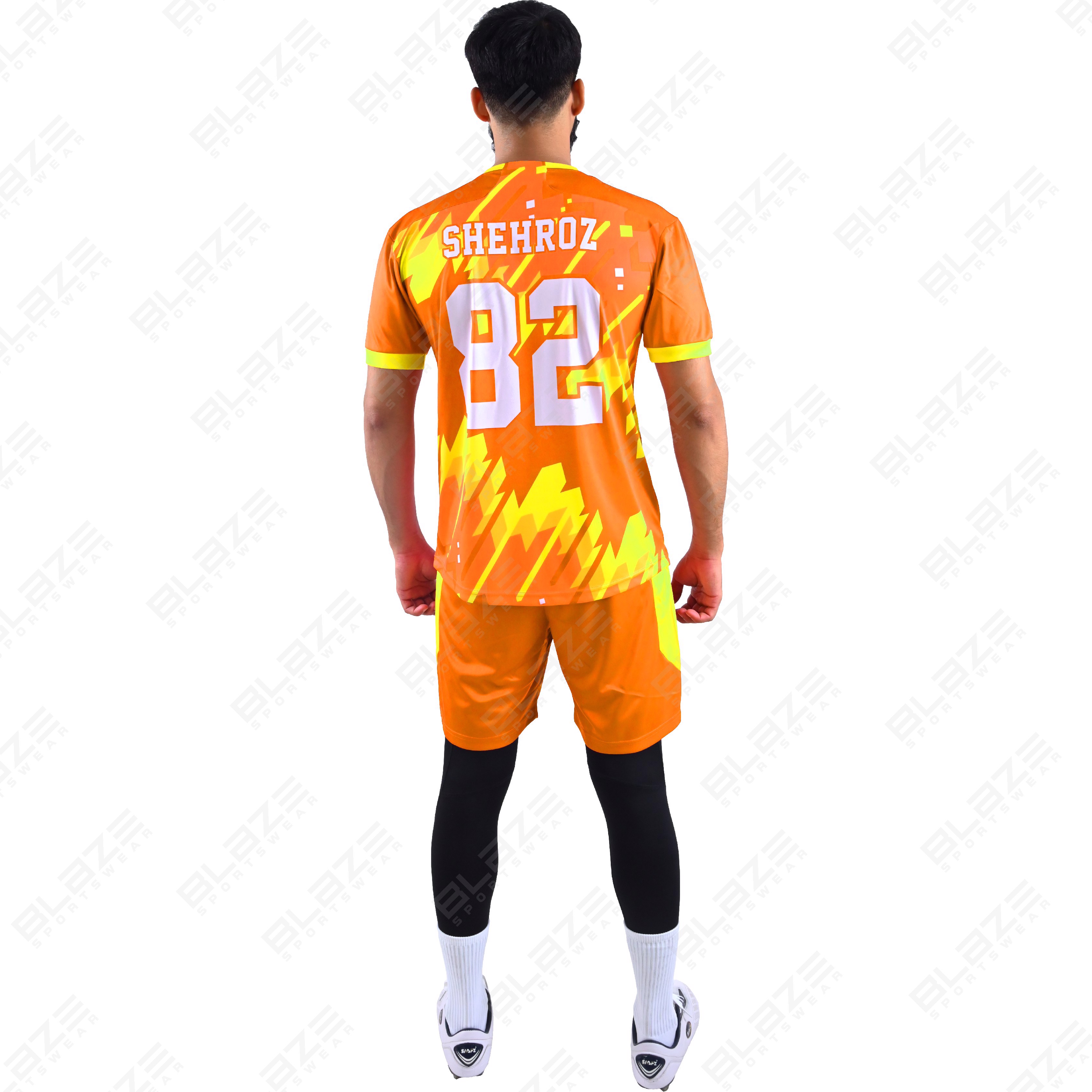 Custom soccer jerseys made from lightweight 100% polyester with digital printing for Top performance - view 10