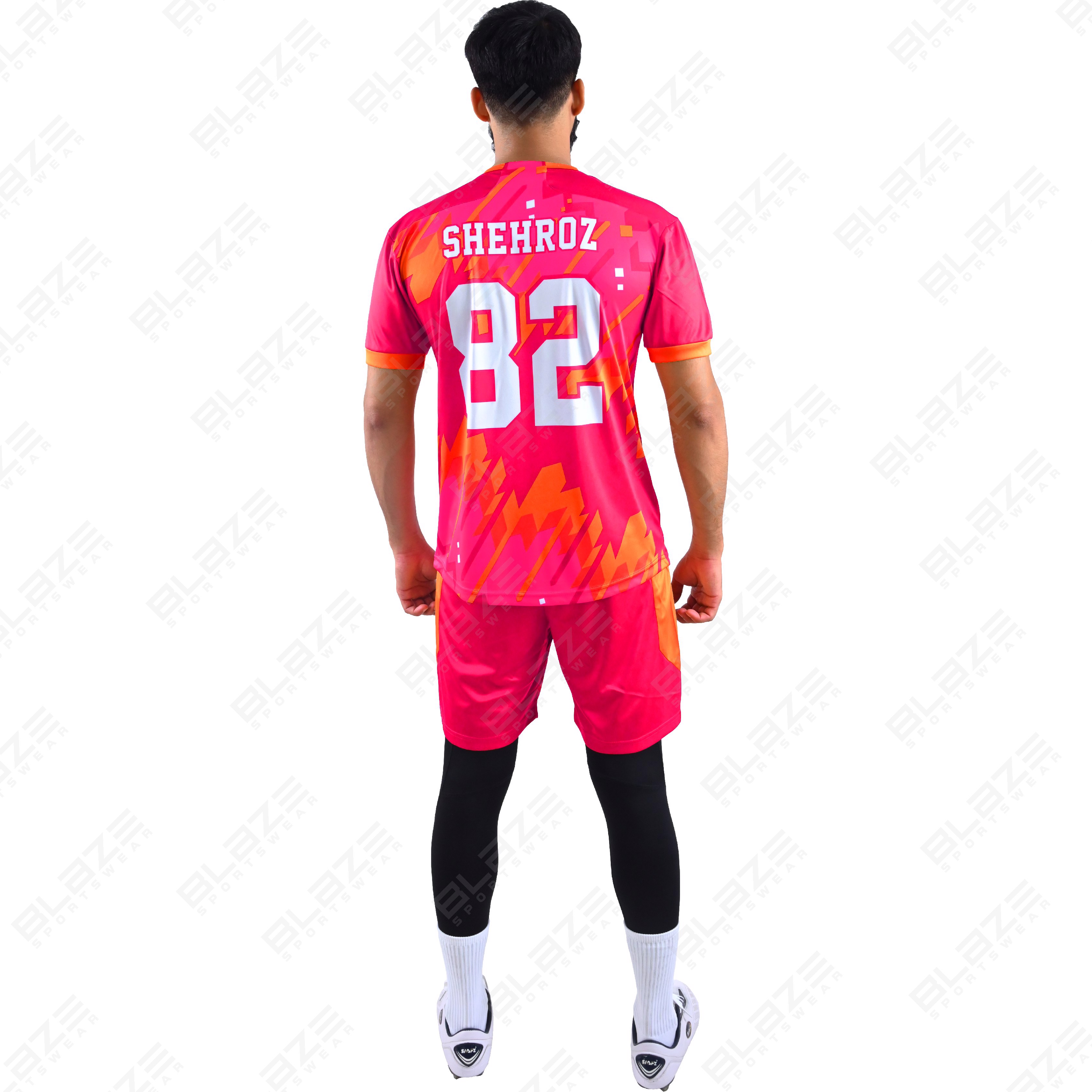  Custom soccer kits made from lightweight 100% polyester with digital print for athletic performance - view 6