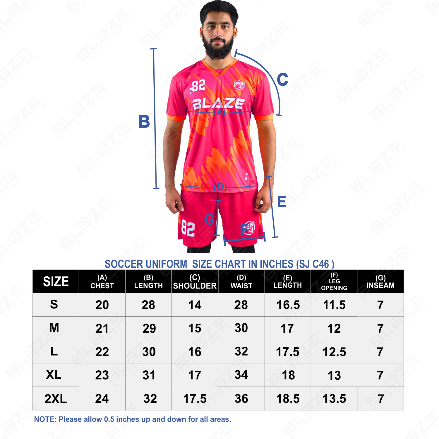  Custom soccer kits made from lightweight 100% polyester with digital print for athletic performance - view 9
