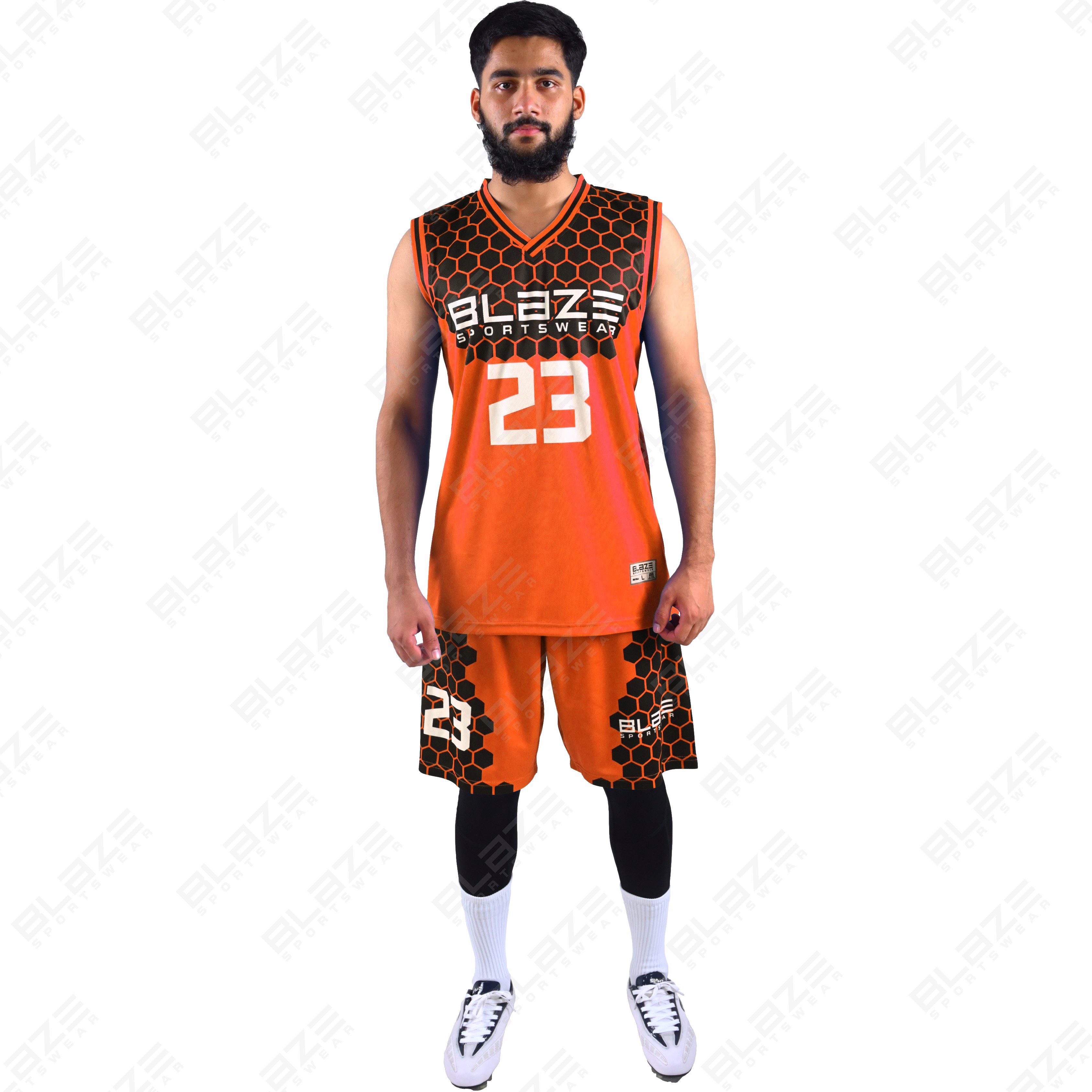  Custom soccer kits made from lightweight 100% polyester with digital print for athletic performance - view 10