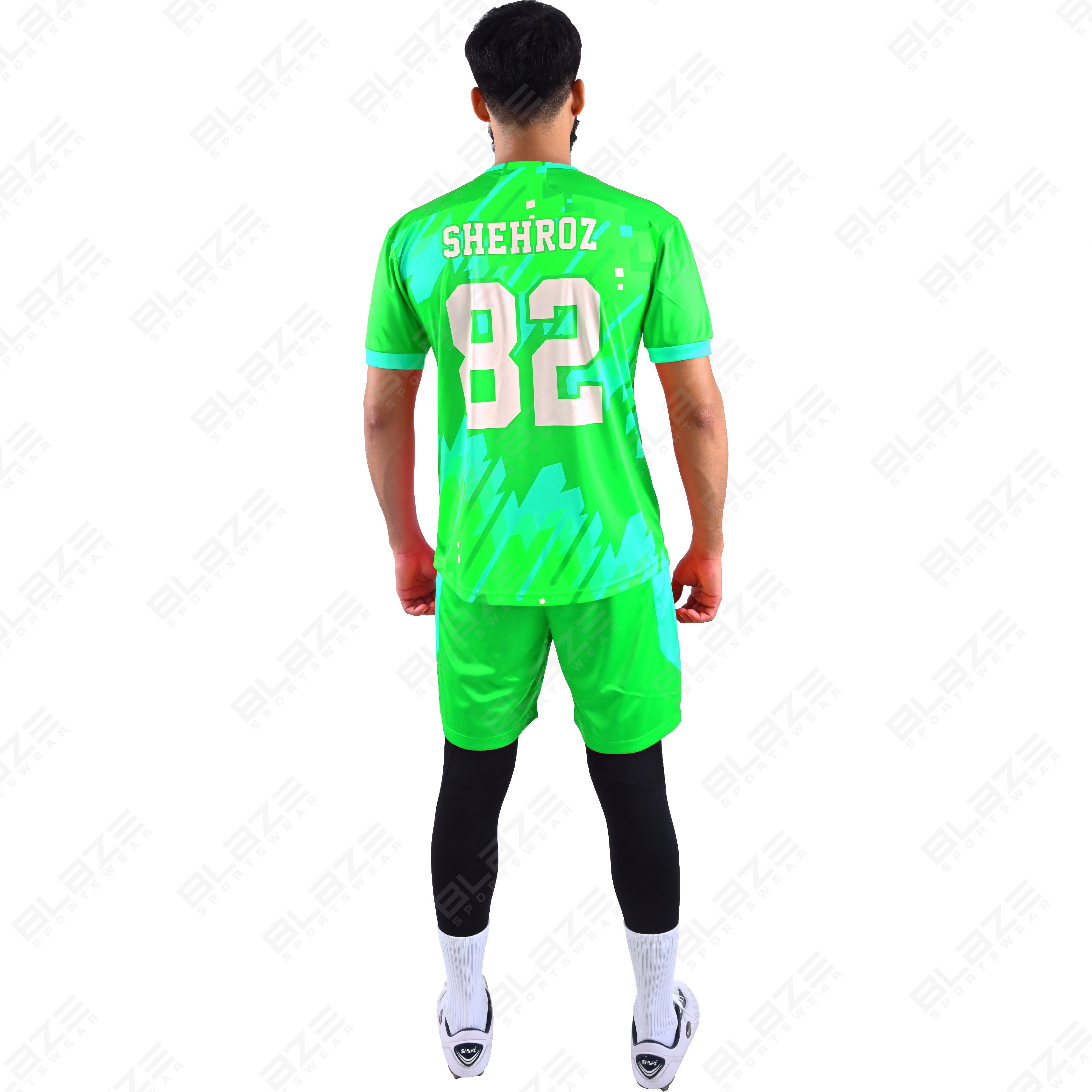  Custom soccer kits made of lightweight 100% polyester with digital printing for peak performance. - view 5
